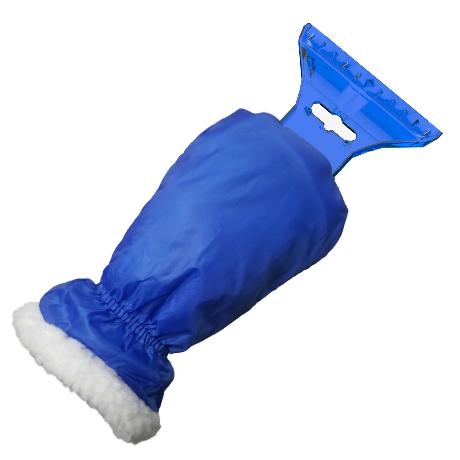 Eiskratzer mit Handschuh blau Auto Scheiben Kratzer mit Eisbrecherkante