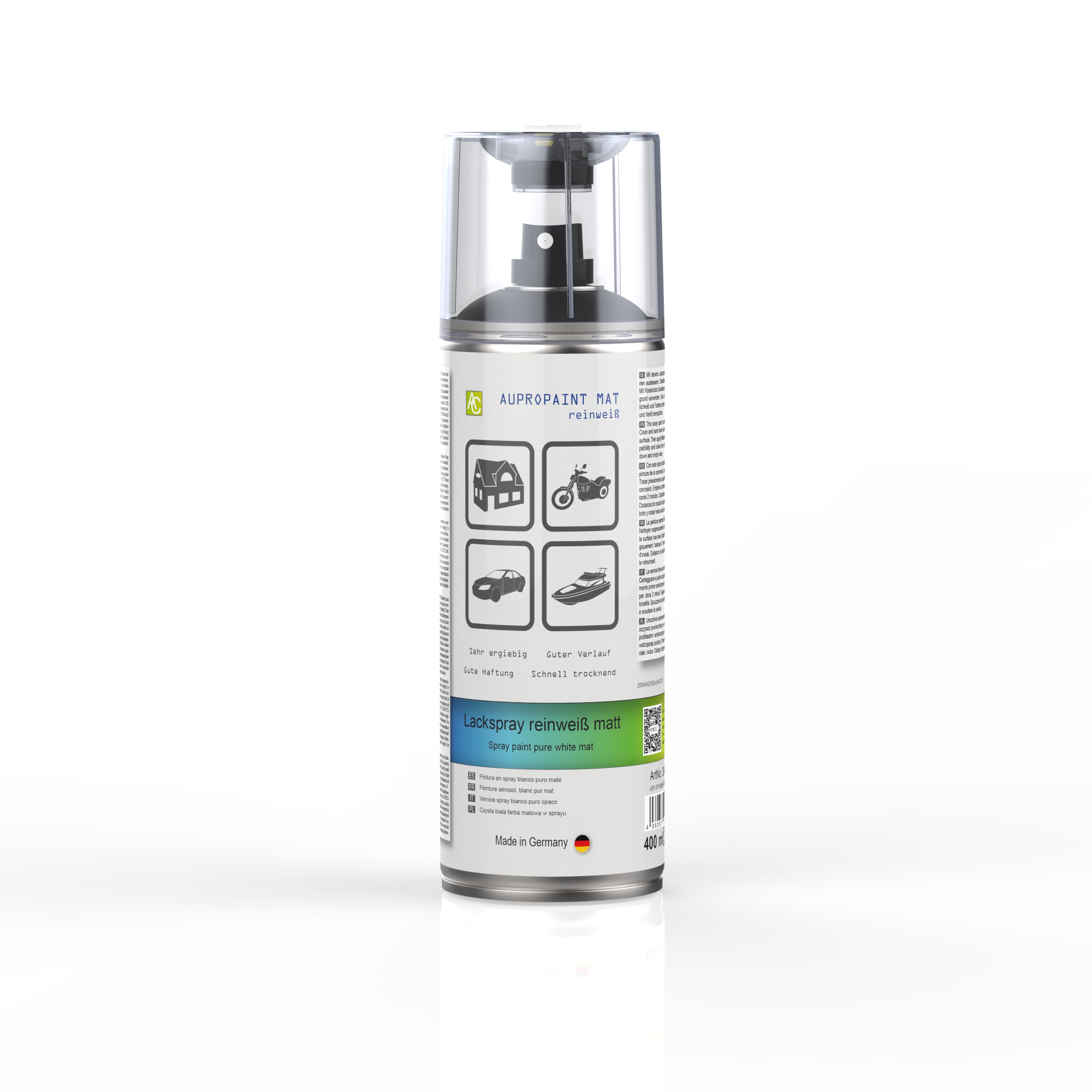AUPROPAINT MAT Lackspray weiß matt 400ml