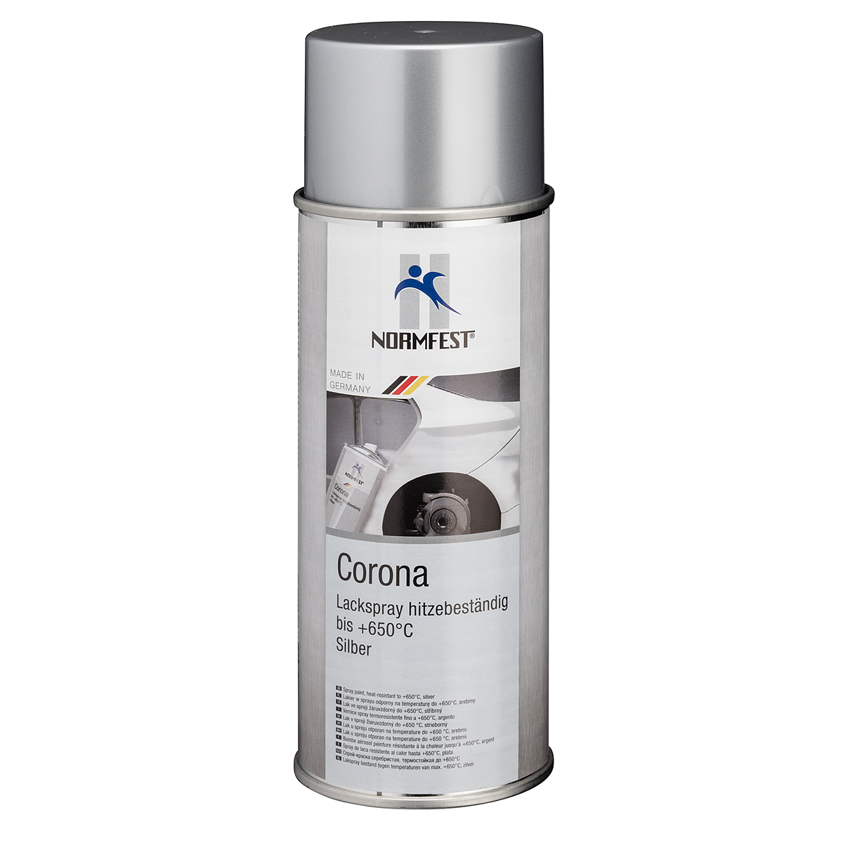 Normfest Lackspray Corona silber hitzefest 400ml