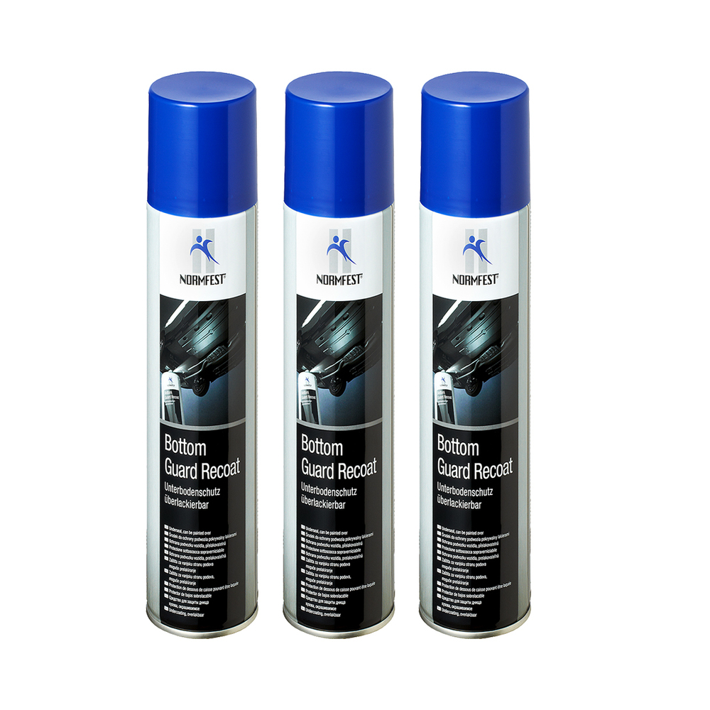 Bottom Guard 3x Normfest Unterbodenschutz überlackierbar Bottom Guard Recoat Spray ...