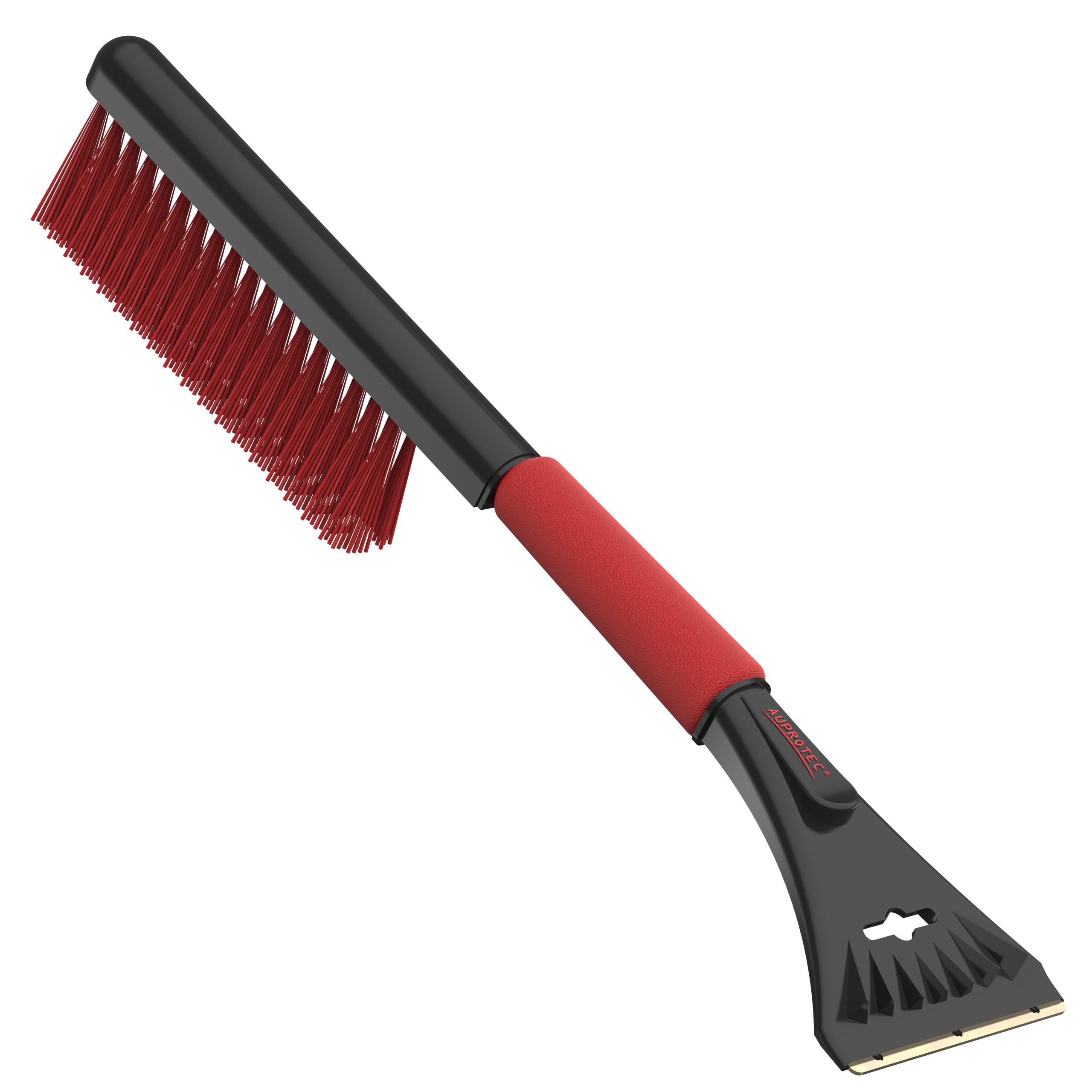 Schneebesen mit Eiskratzer 2in1 mit Messingklinge ASE 2 schwarz - rot