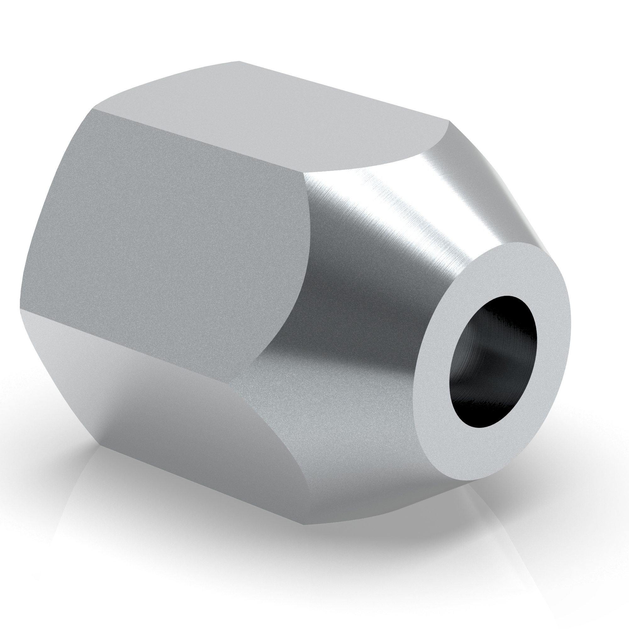 6 Verschraubungen Bördel E - 3/8''x24 - Typ H - Länge 17,5 mm