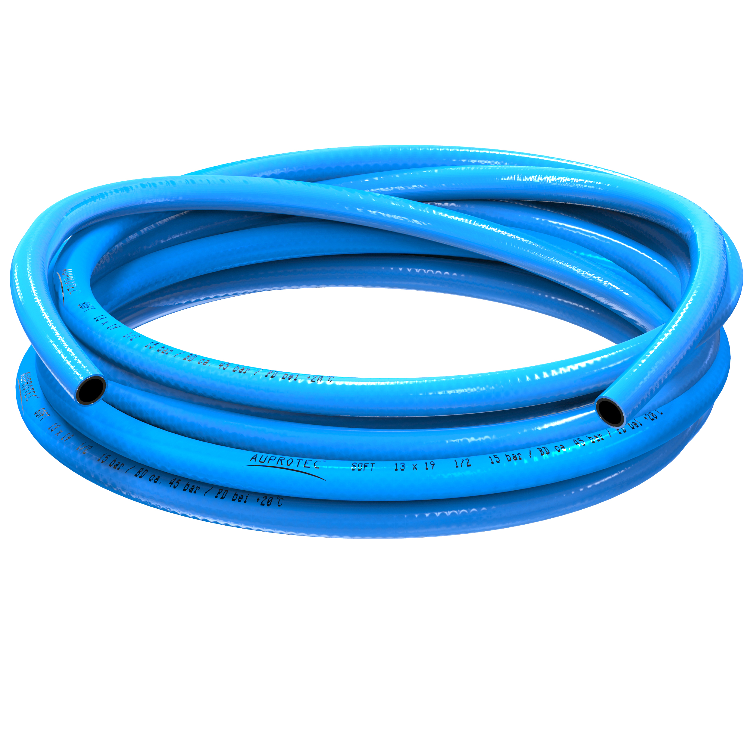 25m Sicherheits Druckluftschlauch Ø 13 mm hoch flexibel + UV beständig Bund