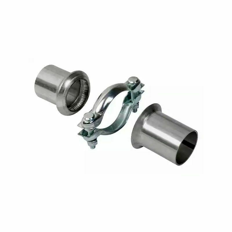 Reparaturflansch für PSA Schalldämpfer - Set: Anschlussstücke mit Schelle