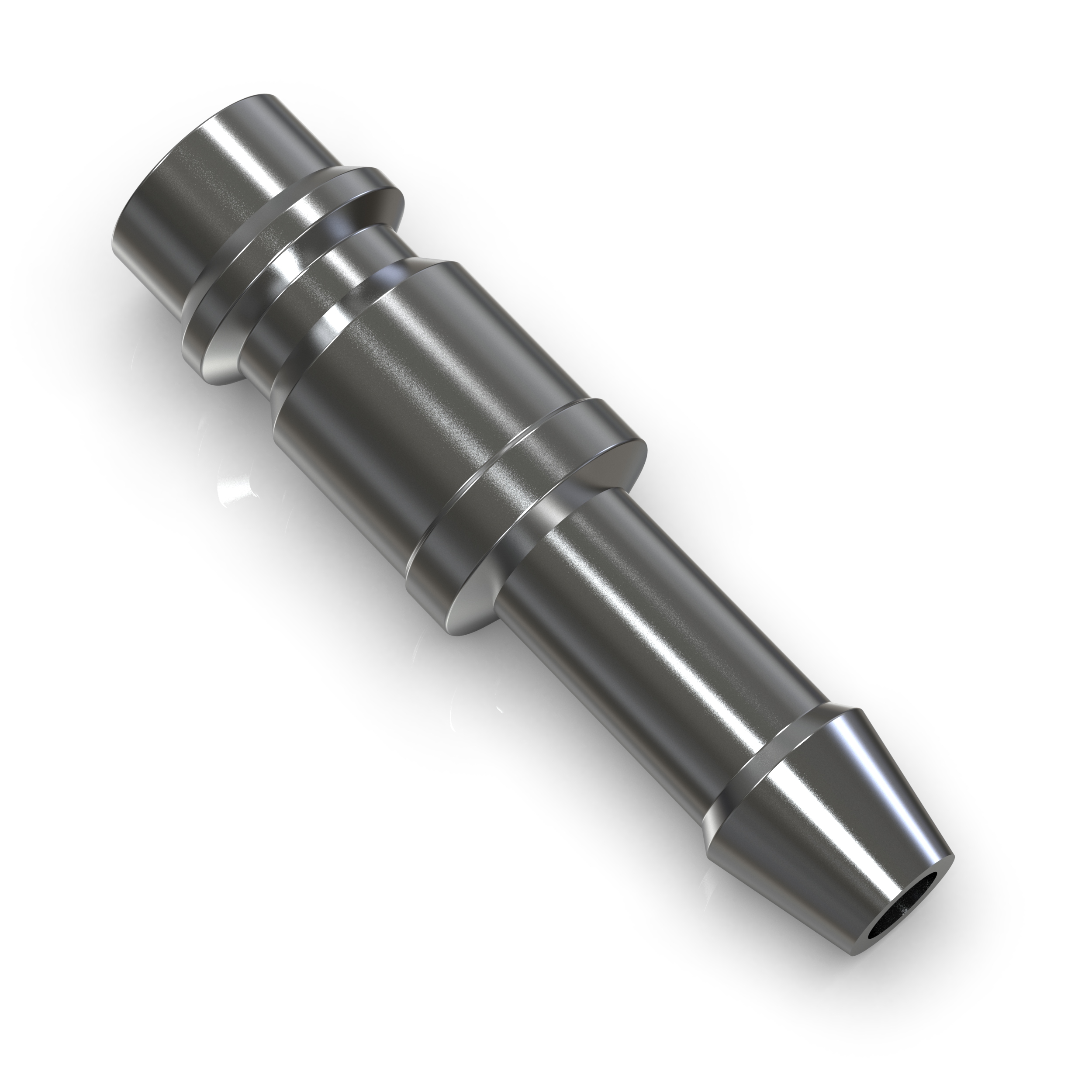 Druckluft Stecknippel mit Schlauchanschluss Innen Ø 6 mm