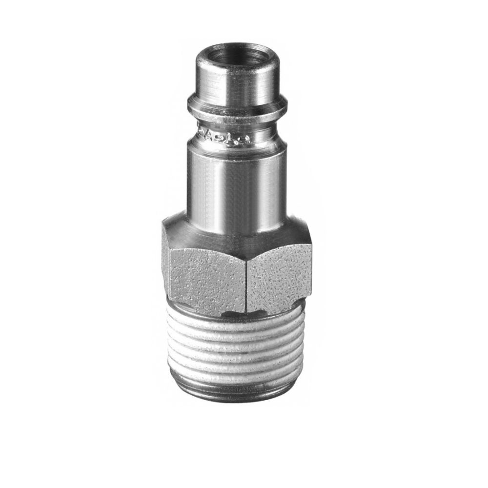 Druckluft Stecknippel mit 1/4" Außengewinde