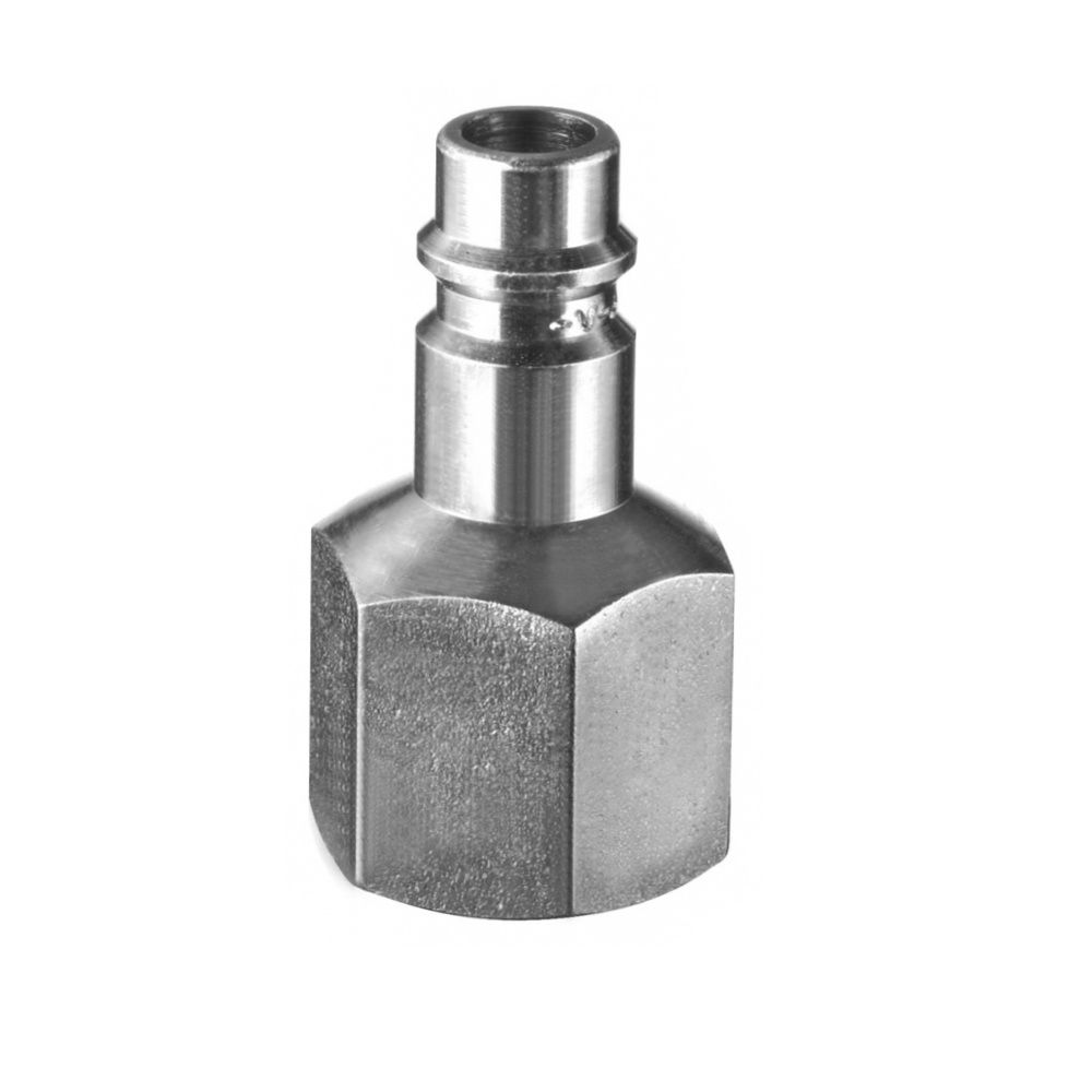 2 Druckluft Stecknippel mit 1/2" Innengewinde