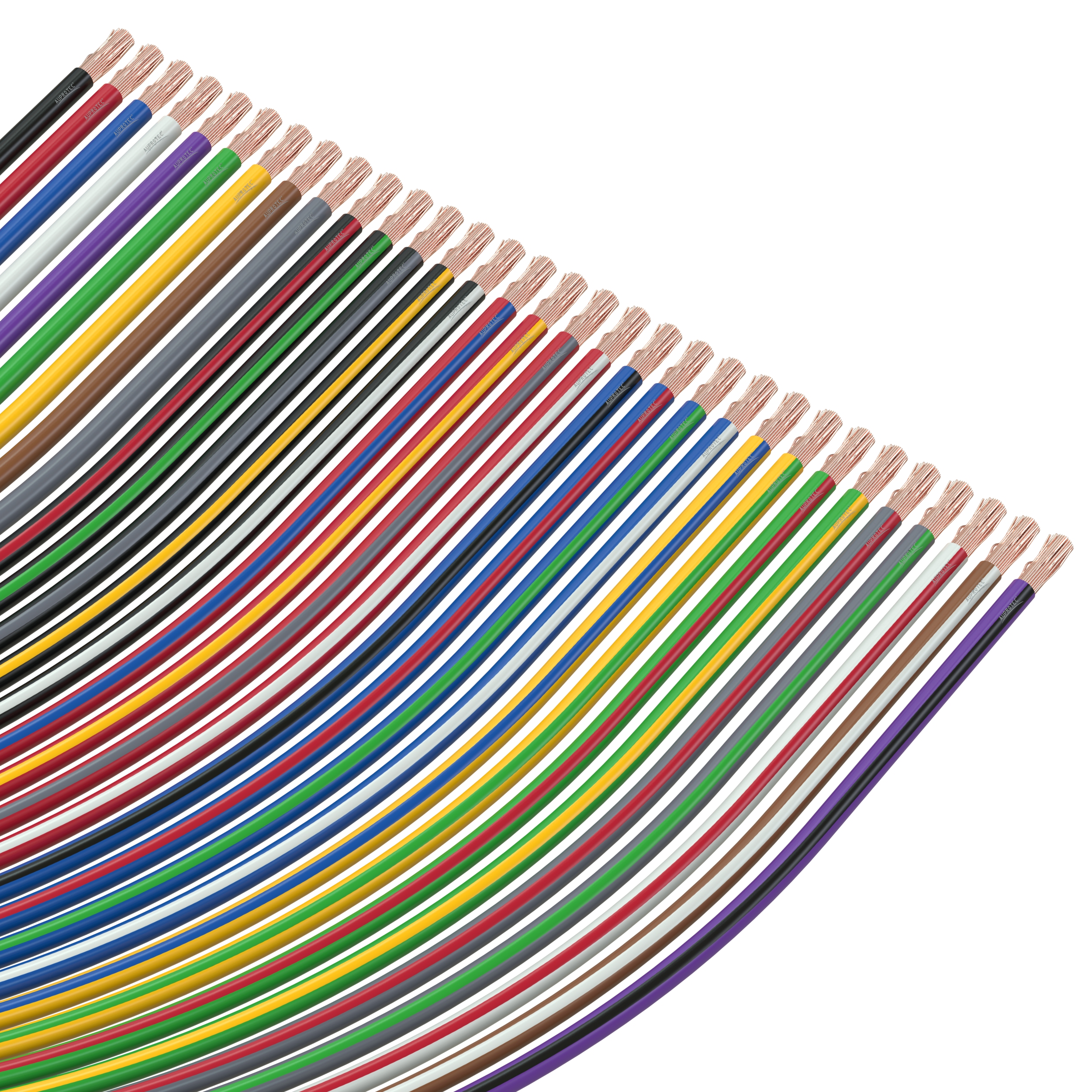 AUPROTEC Vehicle cable 0.35 mm² set 9 colors of 100 m FLRY-B as ring