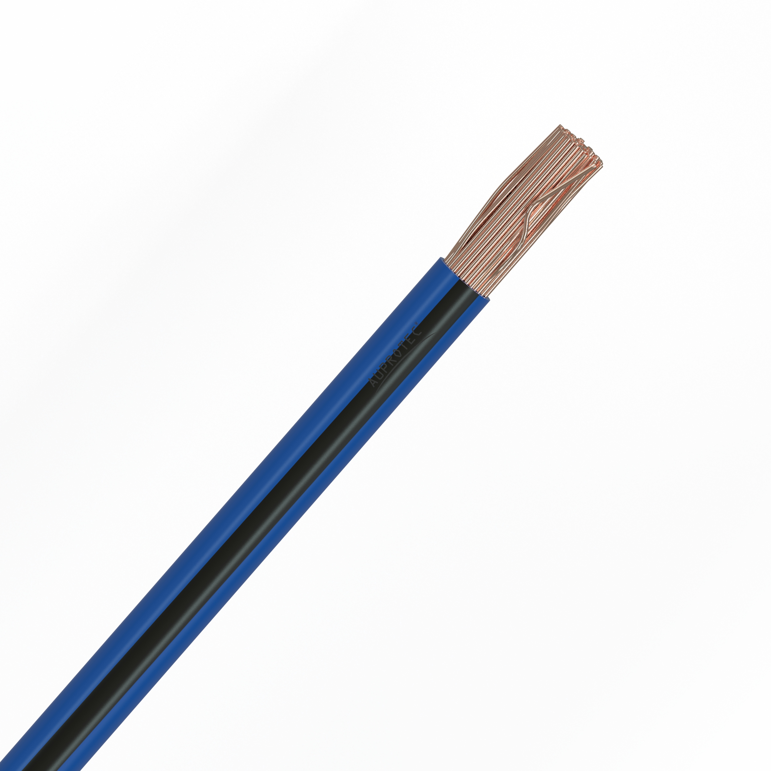 1,5 mm² Fahrzeugleitung blau - schwarz FLRY-B Kfz Kabel Stromkabel Meterware 500m auf Spule
