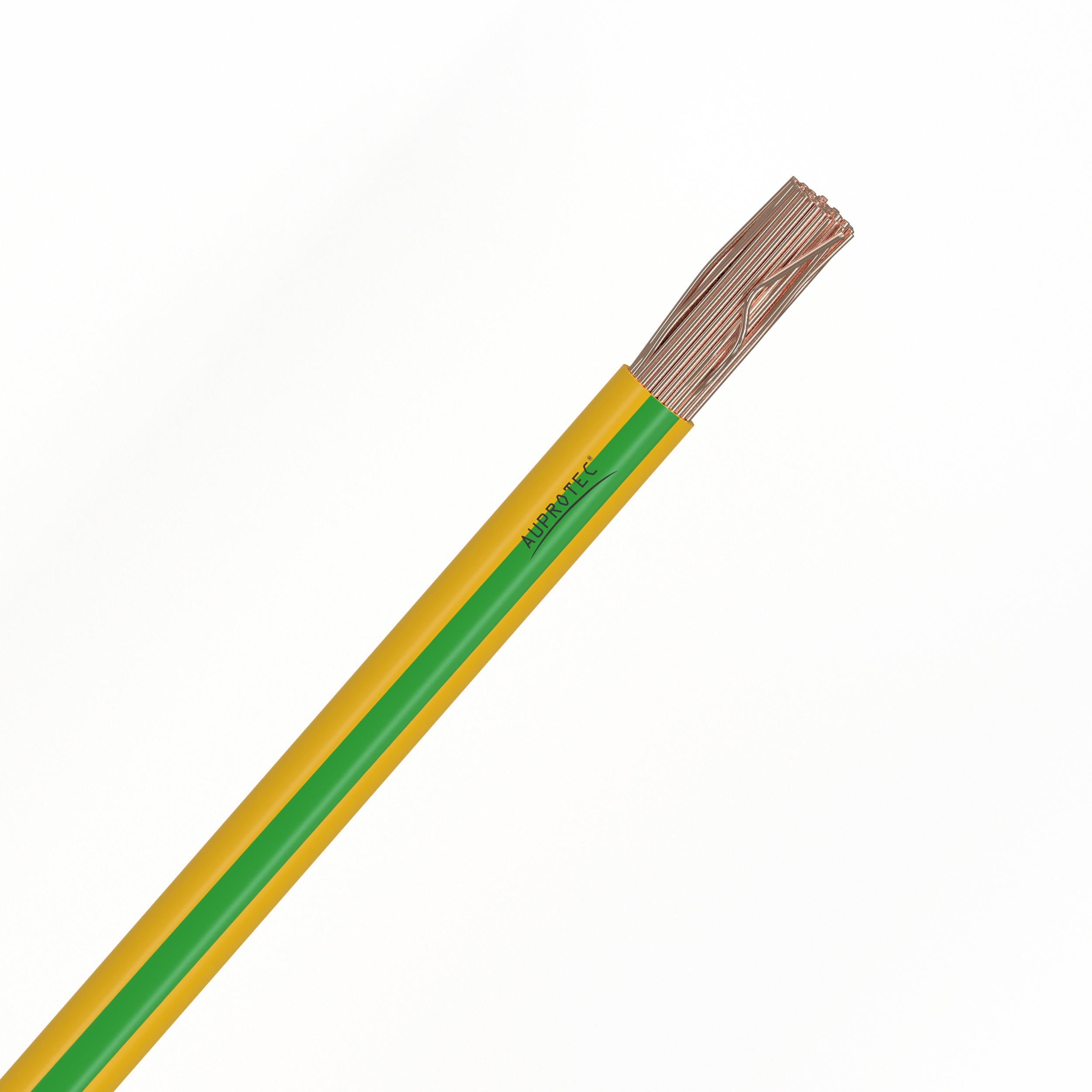 0,50 mm² Fahrzeugleitung gelb - grün FLRY-B Kfz Kabel Stromkabel Meterware 500m auf Spule