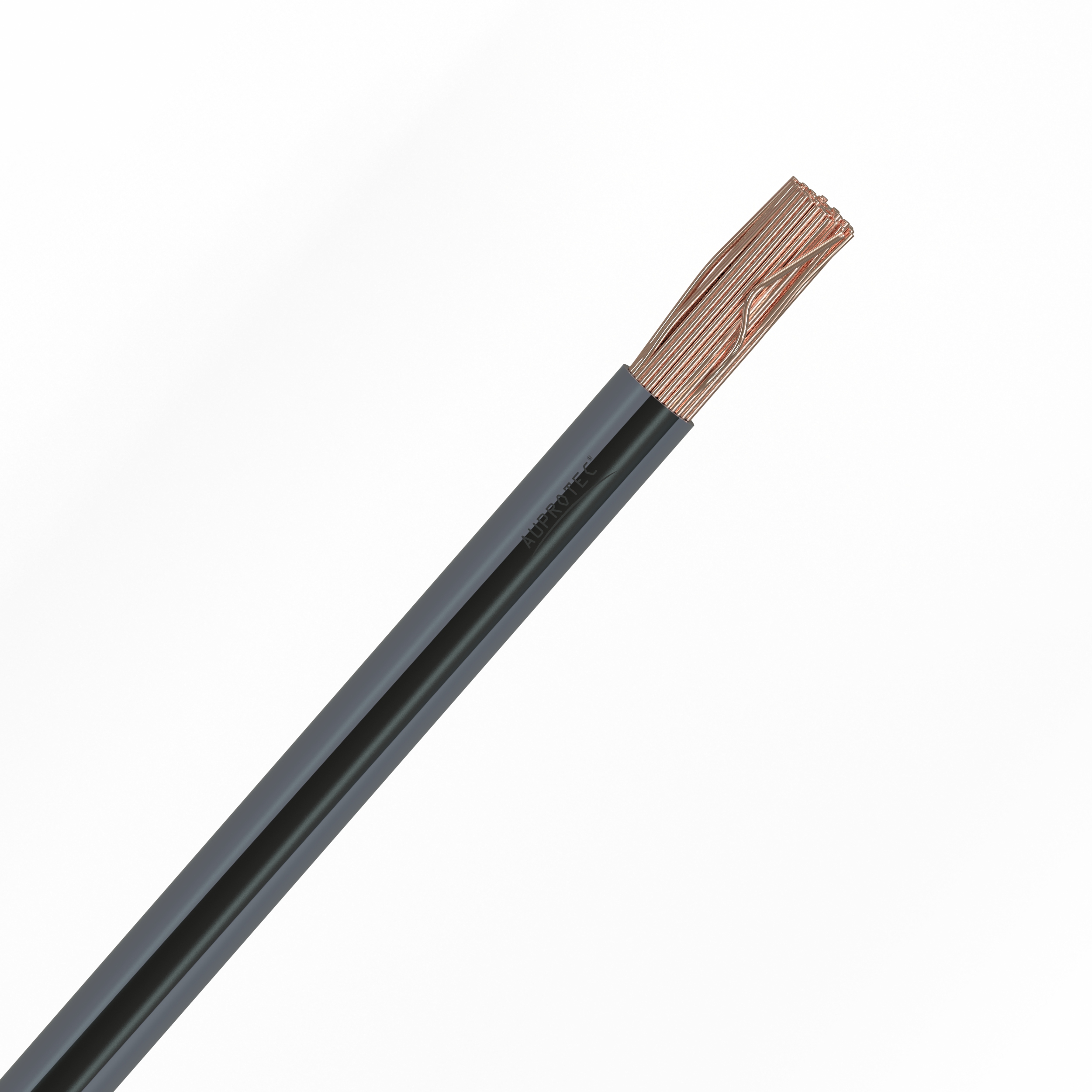 1,0 mm² Fahrzeugleitung grau - schwarz FLRY-B Kfz Kabel Stromkabel Meterware 25m als Bund