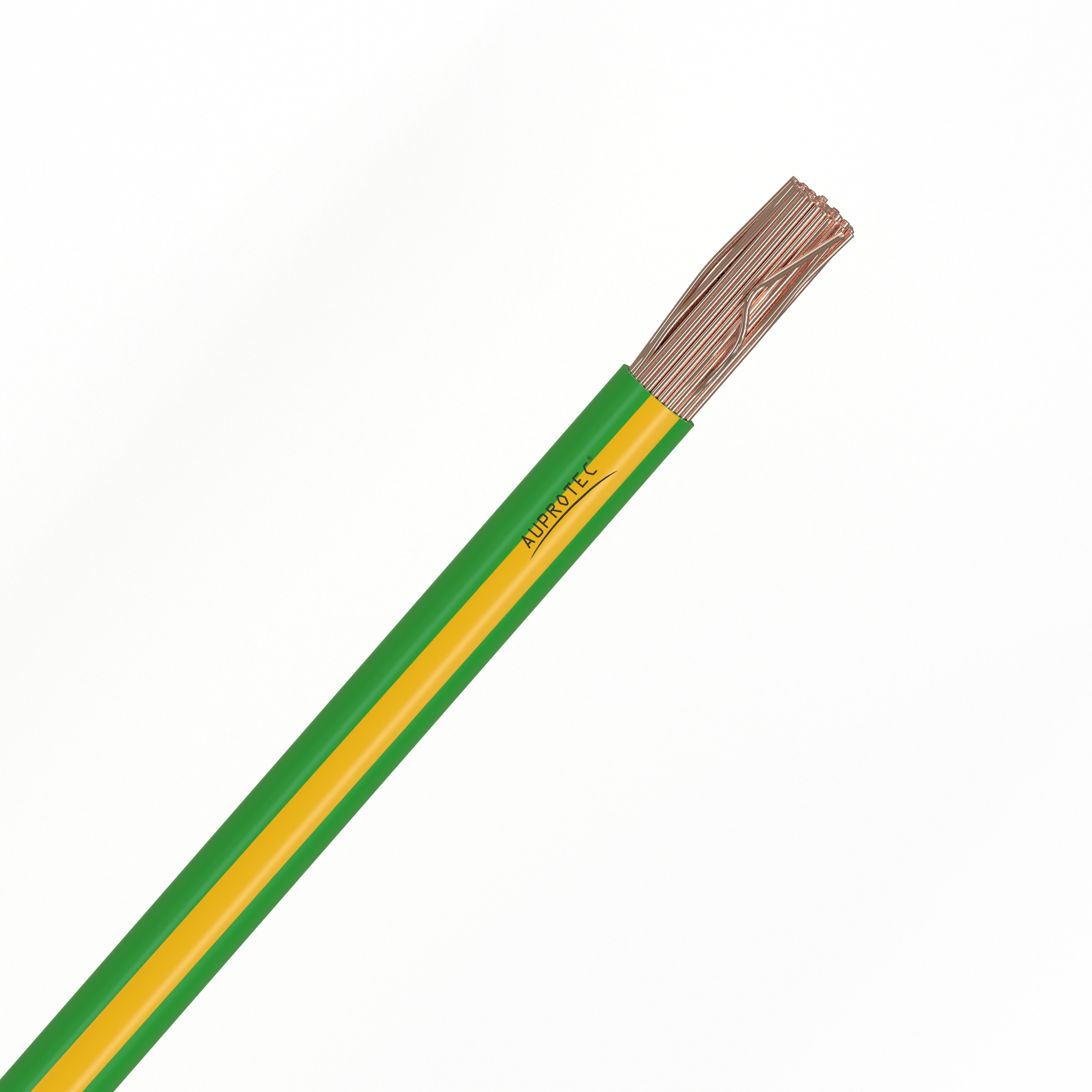 0,75 mm² Fahrzeugleitung grün - gelb FLRY-B Kfz Kabel Stromkabel Meterware 5m als Bund