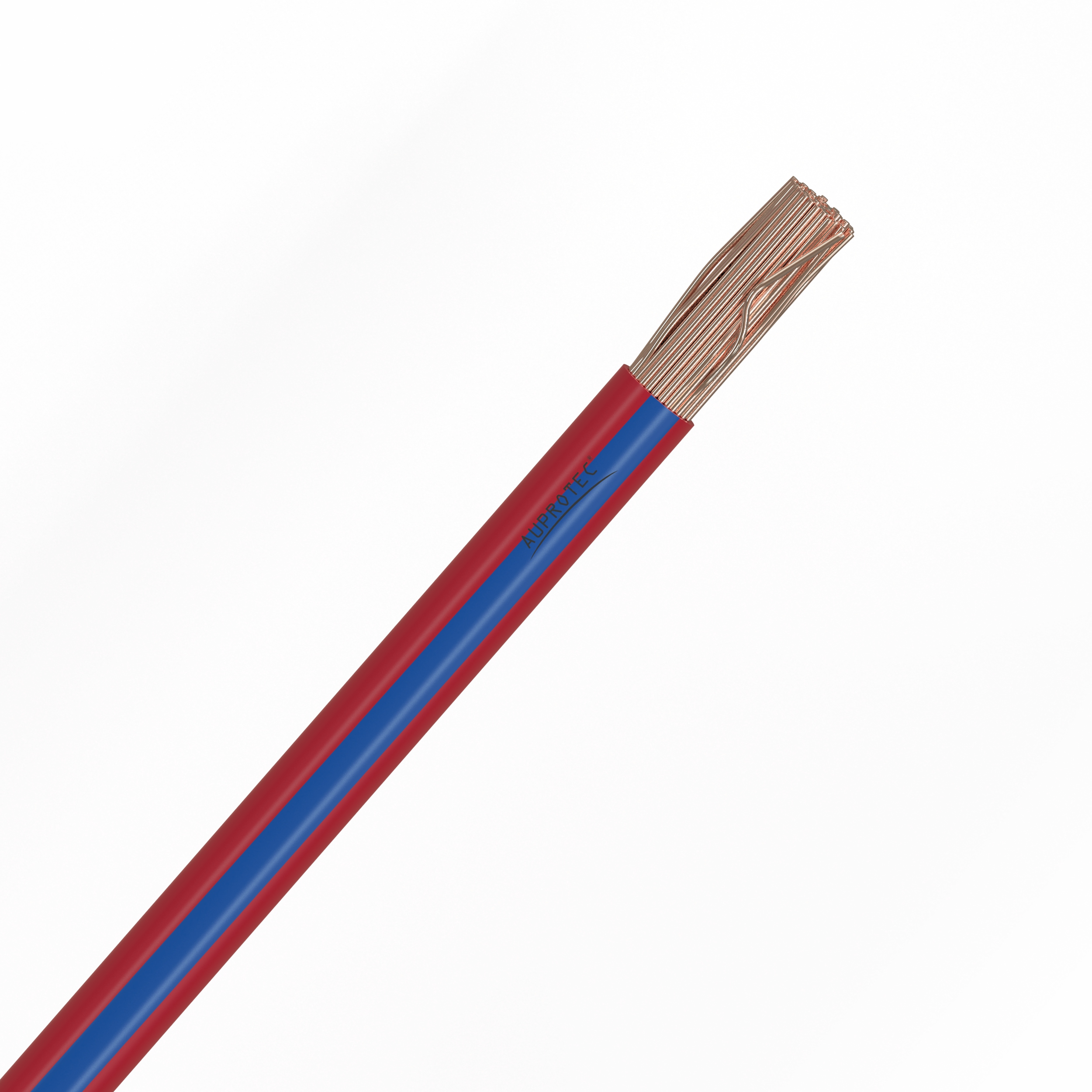 0,75 mm² Fahrzeugleitung rot - blau FLRY-B Kfz Kabel Stromkabel Meterware 5m als Bund