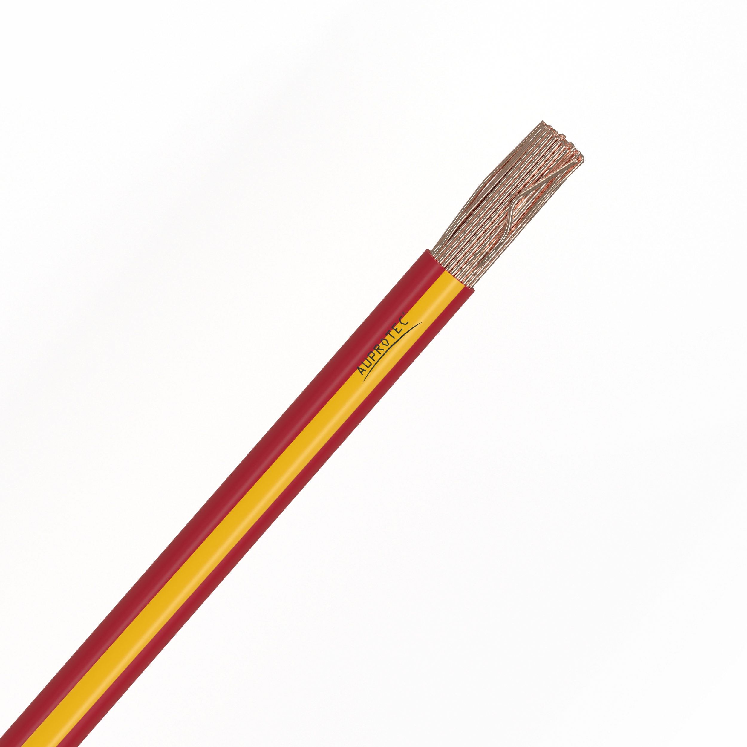 0,75 mm² Fahrzeugleitung rot - gelb FLRY-B Kfz Kabel Stromkabel Meterware 2m als Bund