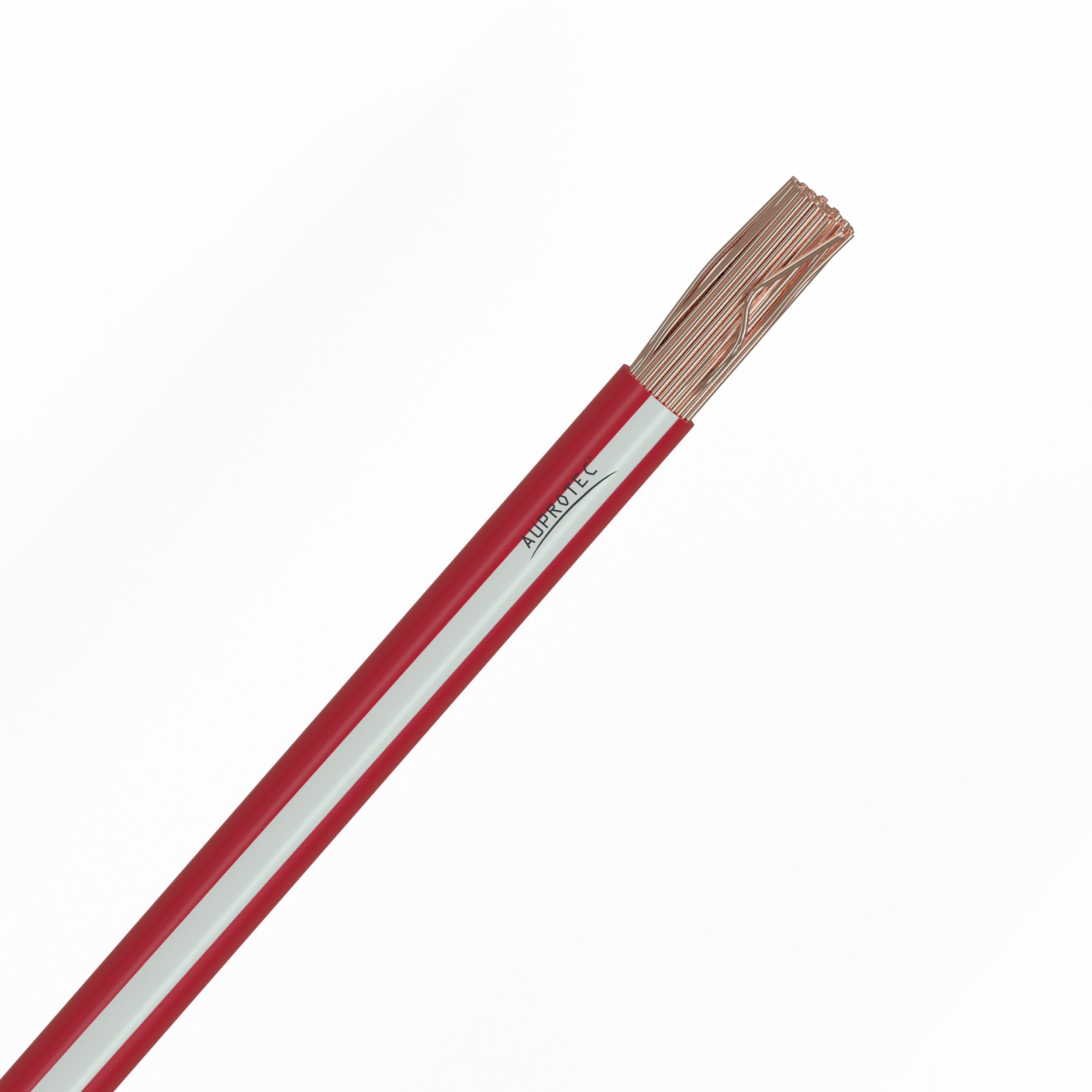 1,5 mm² Fahrzeugleitung rot - weiß FLRY-B Kfz Kabel Stromkabel Meterware 10m als Bund