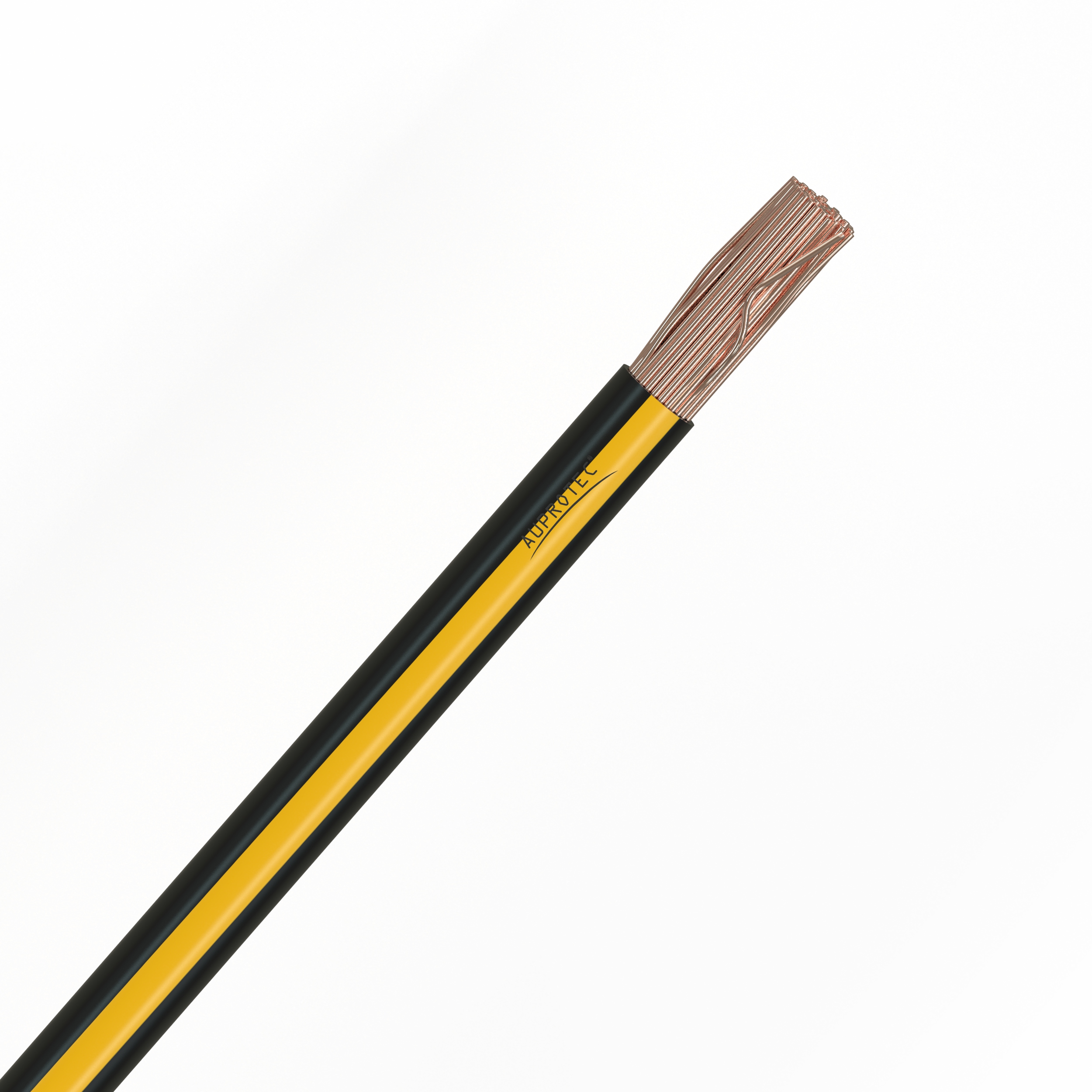 1,5 mm² Fahrzeugleitung schwarz - gelb FLRY-B Kfz Kabel Stromkabel Meterware 500m auf Spule