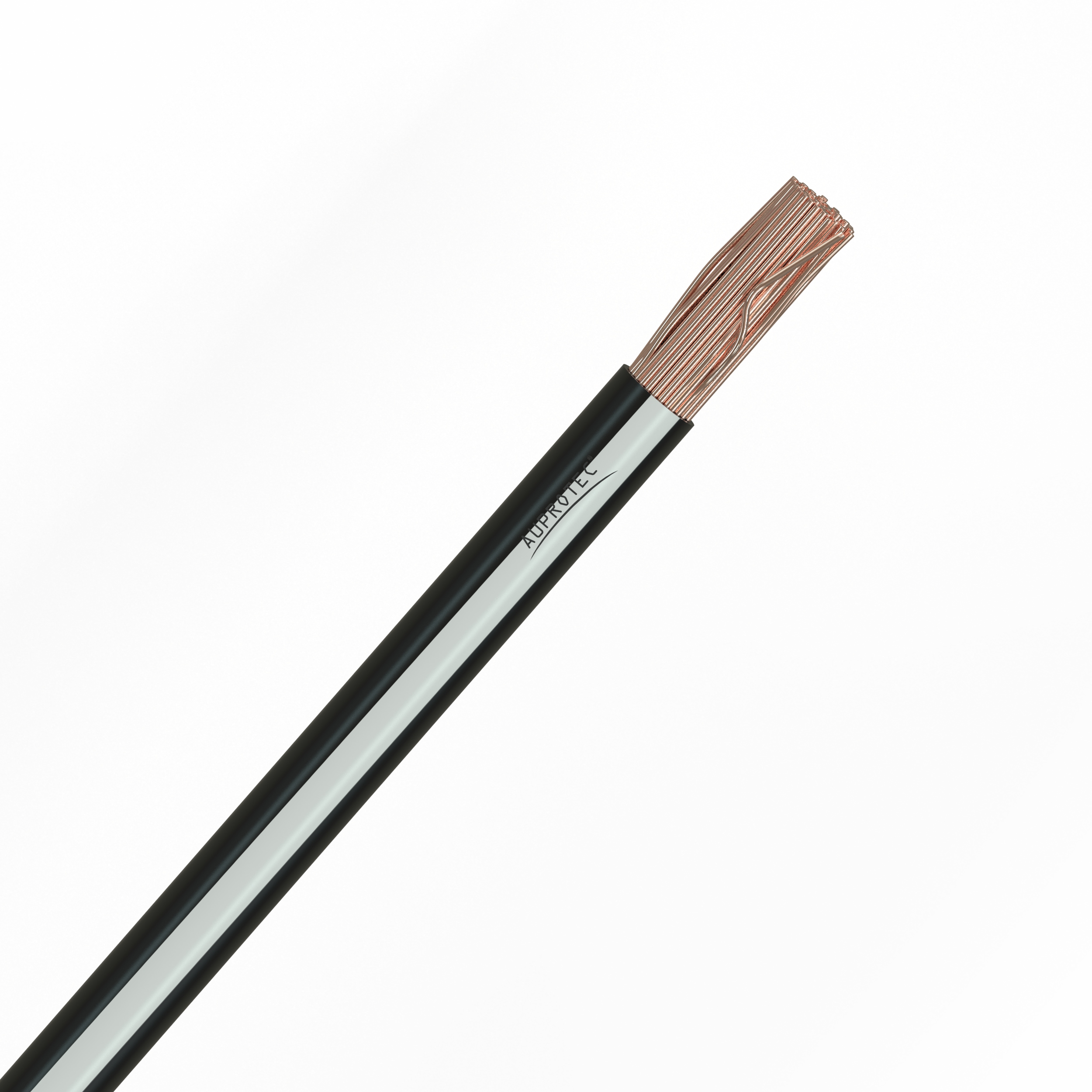 0,75 mm² Fahrzeugleitung schwarz - weiß FLRY-B Kfz Kabel Stromkabel Meterware 2m als Bund