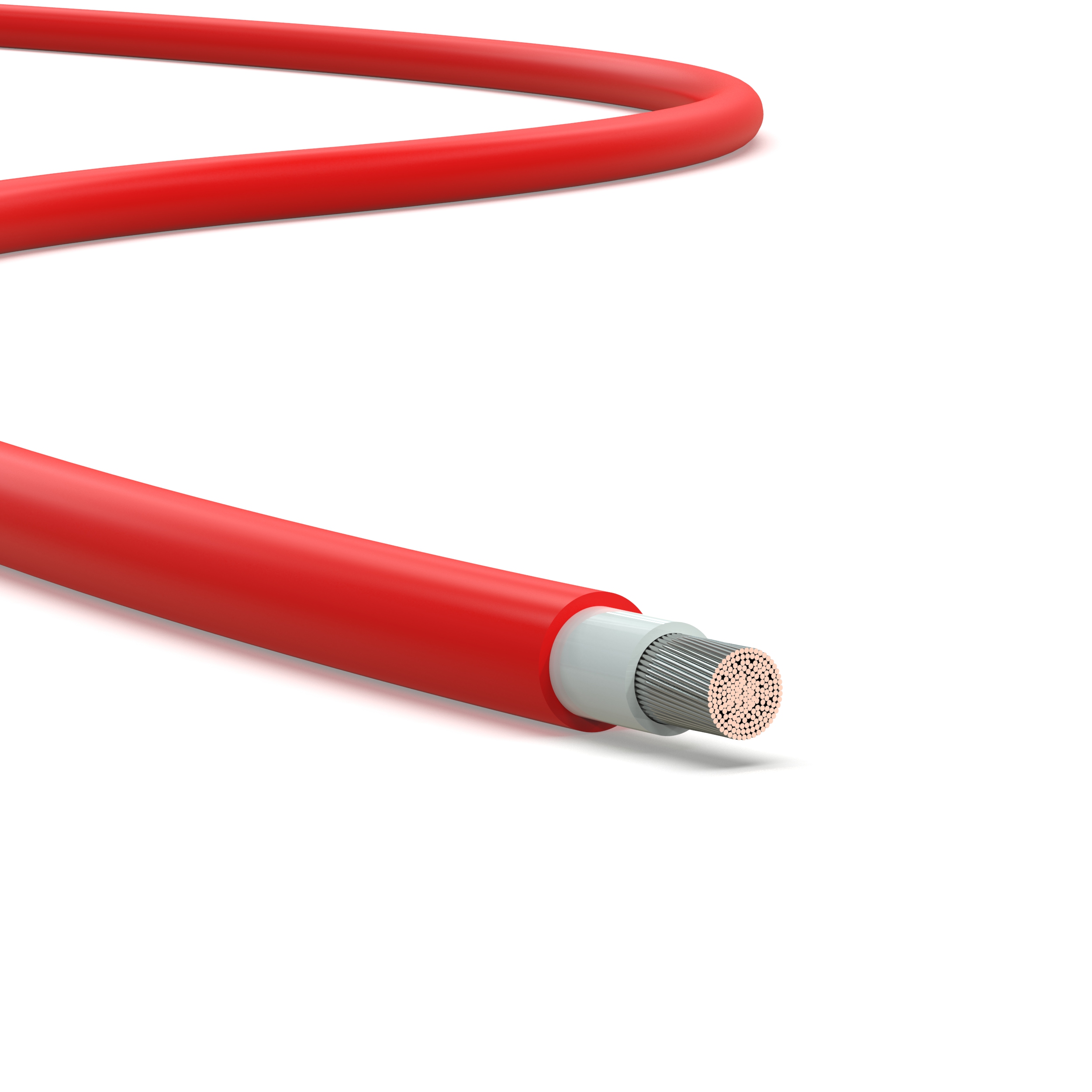 100m Solarkabel H1Z2Z2-K 1500V PV-Kabel 6mm² rot