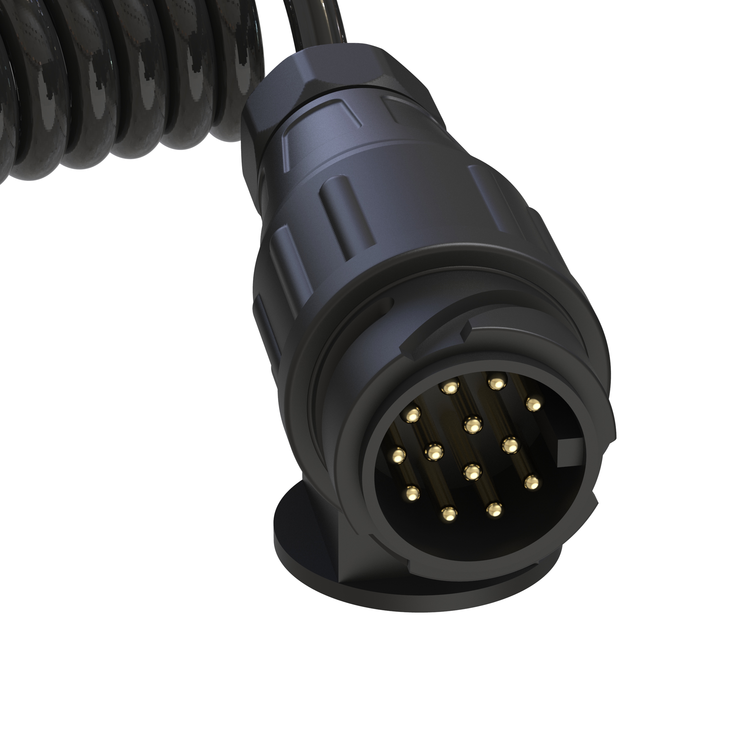 Anhänger Verlängerungskabel 12V 3,5m – 13-polig – Kunststoffstecker