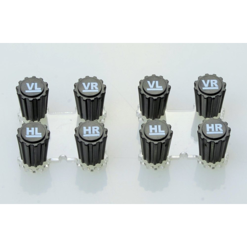 Reifenmarkierer Set 8 tlg Ventilkappen Reifenmarker Reifenbeschriftung