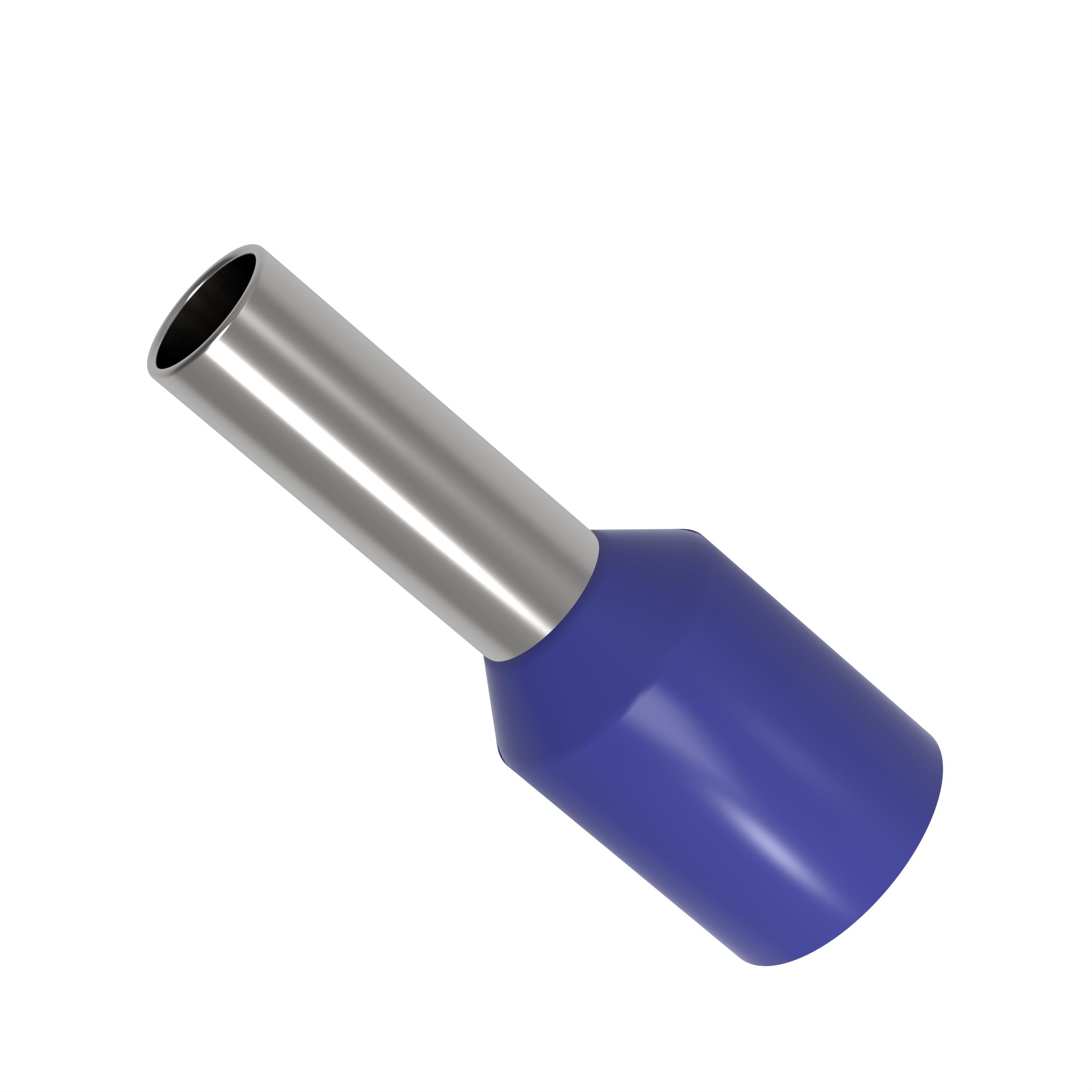 Aderendhülsen 2,5 mm² isoliert blau Kabelendhülsen