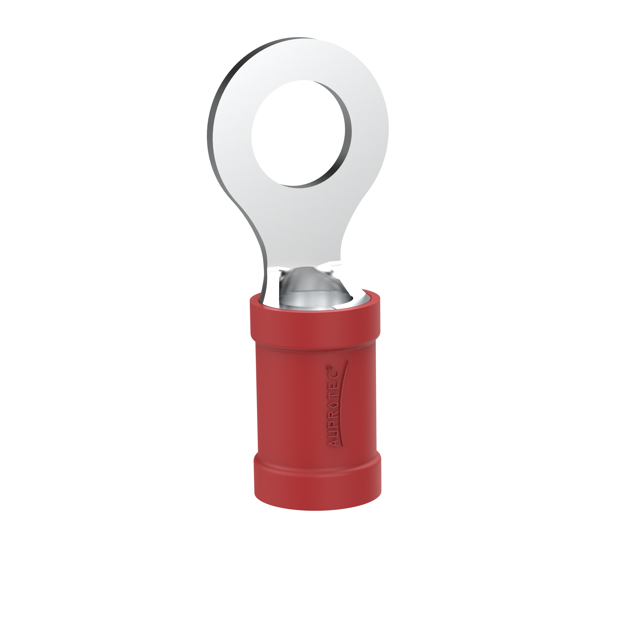 Ringkabelschuhe 0,5-1,5 mm² Loch-Ø M8 rot Teilisoliert RV | max 19A