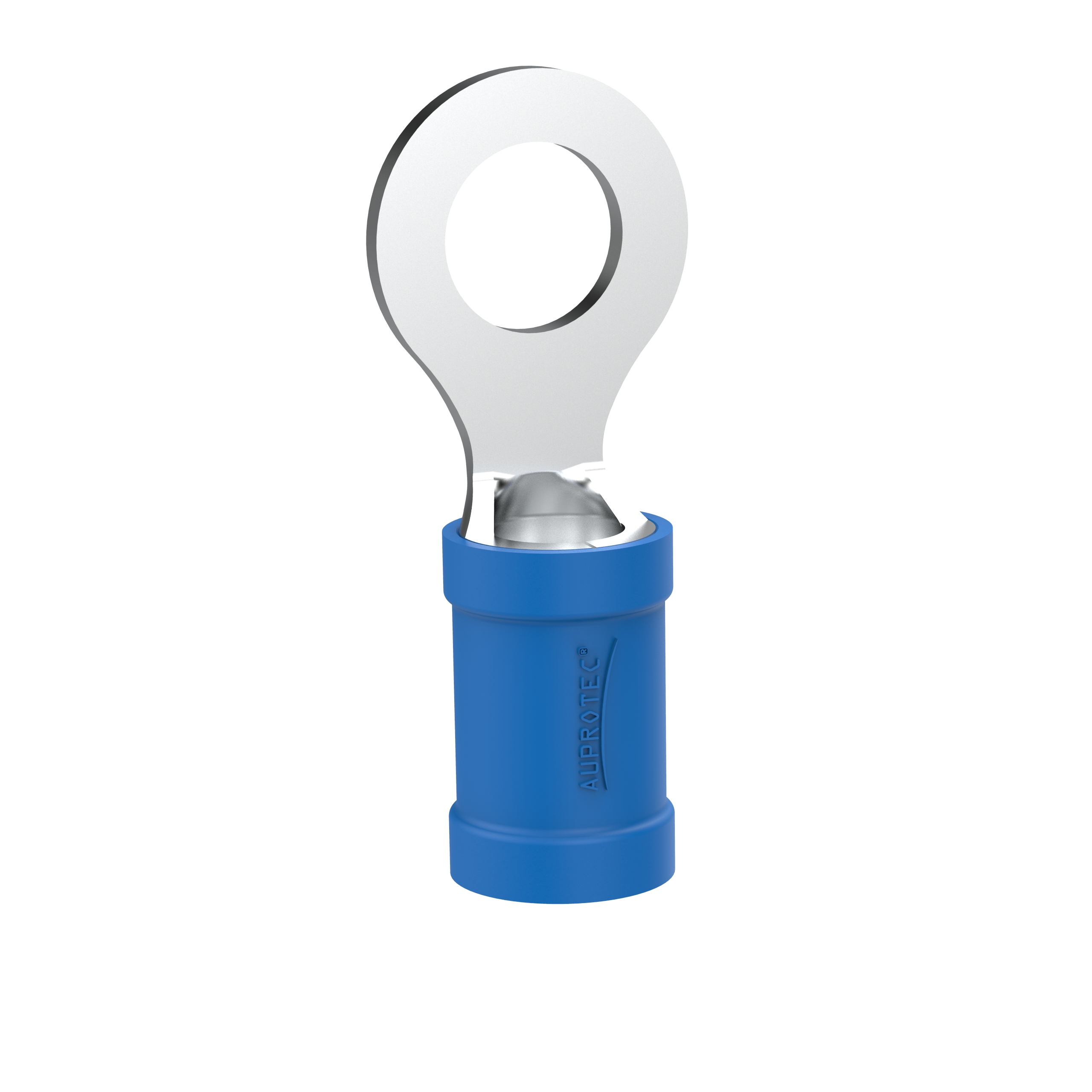 Ringkabelschuhe 1,5 - 2,5 mm² Loch-Ø M8 blau Teilisoliert RV | max 27A