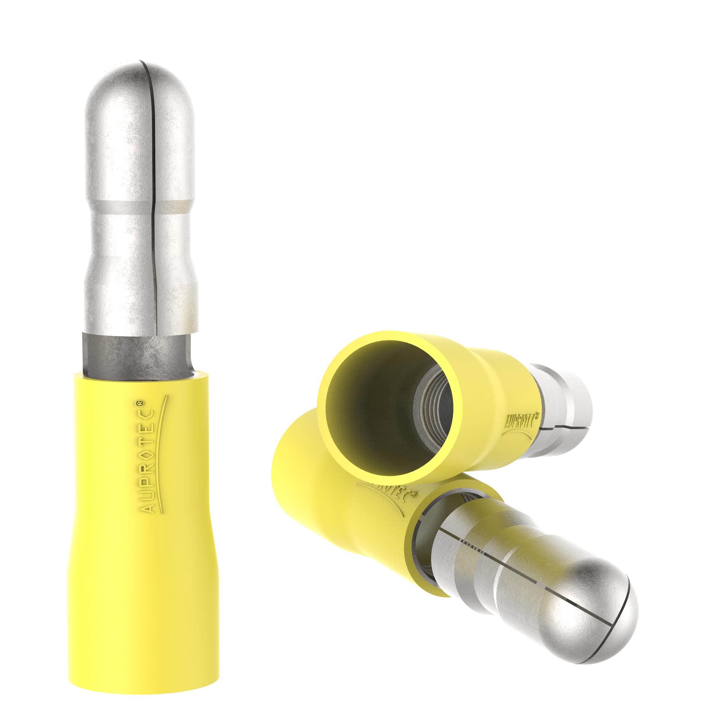 25 Rundstecker 4 - 6 mm² Teilisoliert Stecker MPD