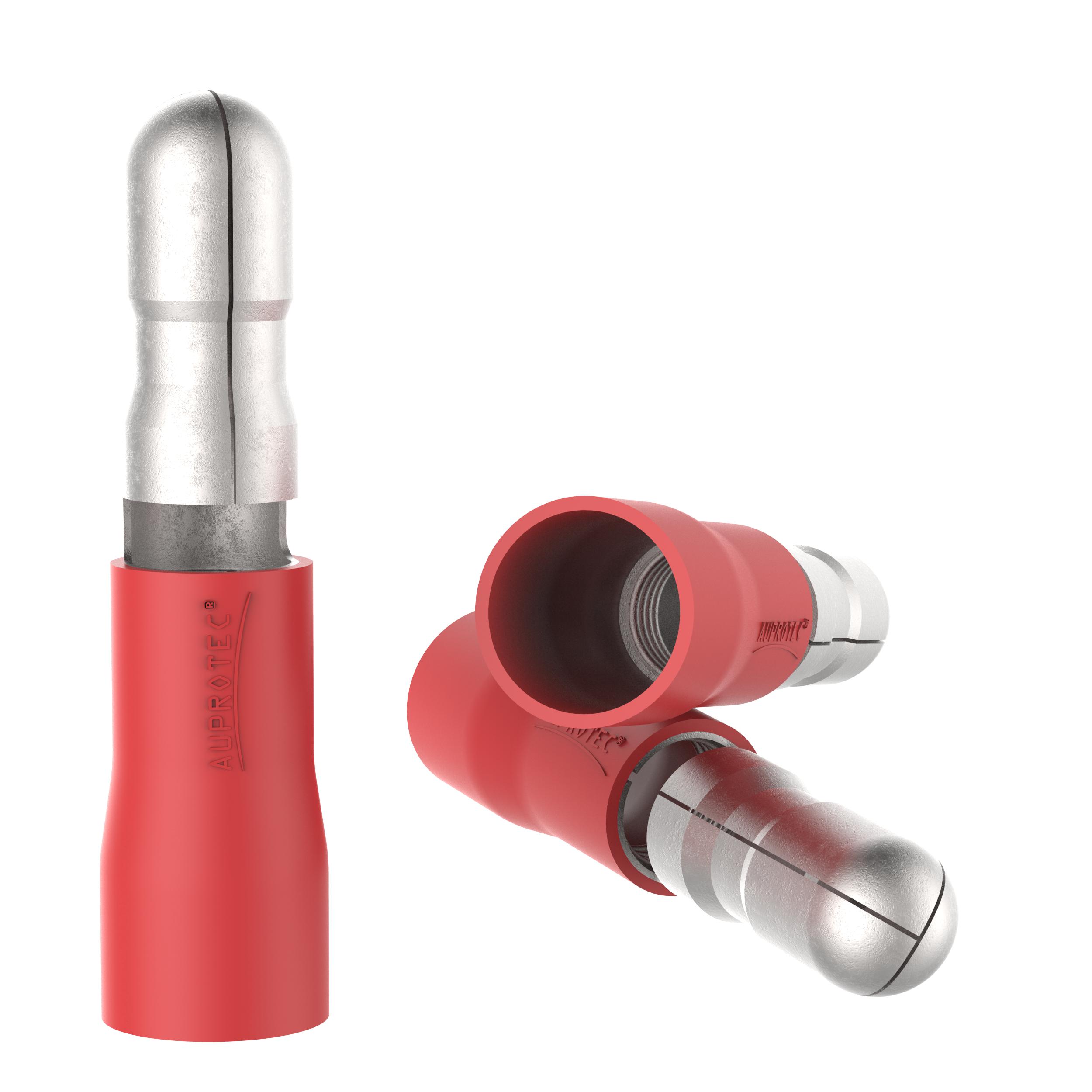 25 Rundstecker 0,5 - 1,5 mm² Teilisoliert Stecker MPD