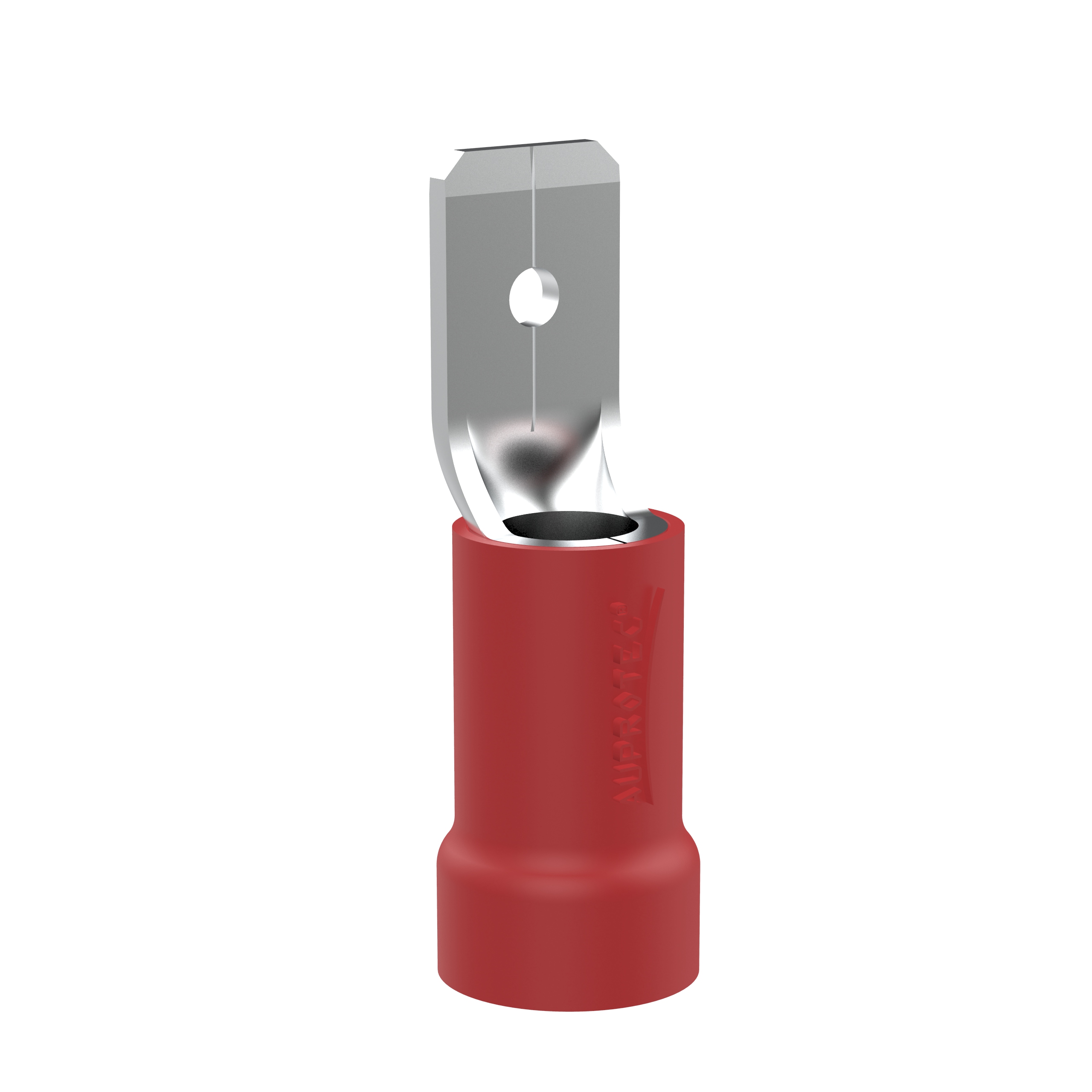 Flachstecker männlich 0,5 - 1,5 mm² Teilisoliert MDD | Steckbreite: 4,8 mm