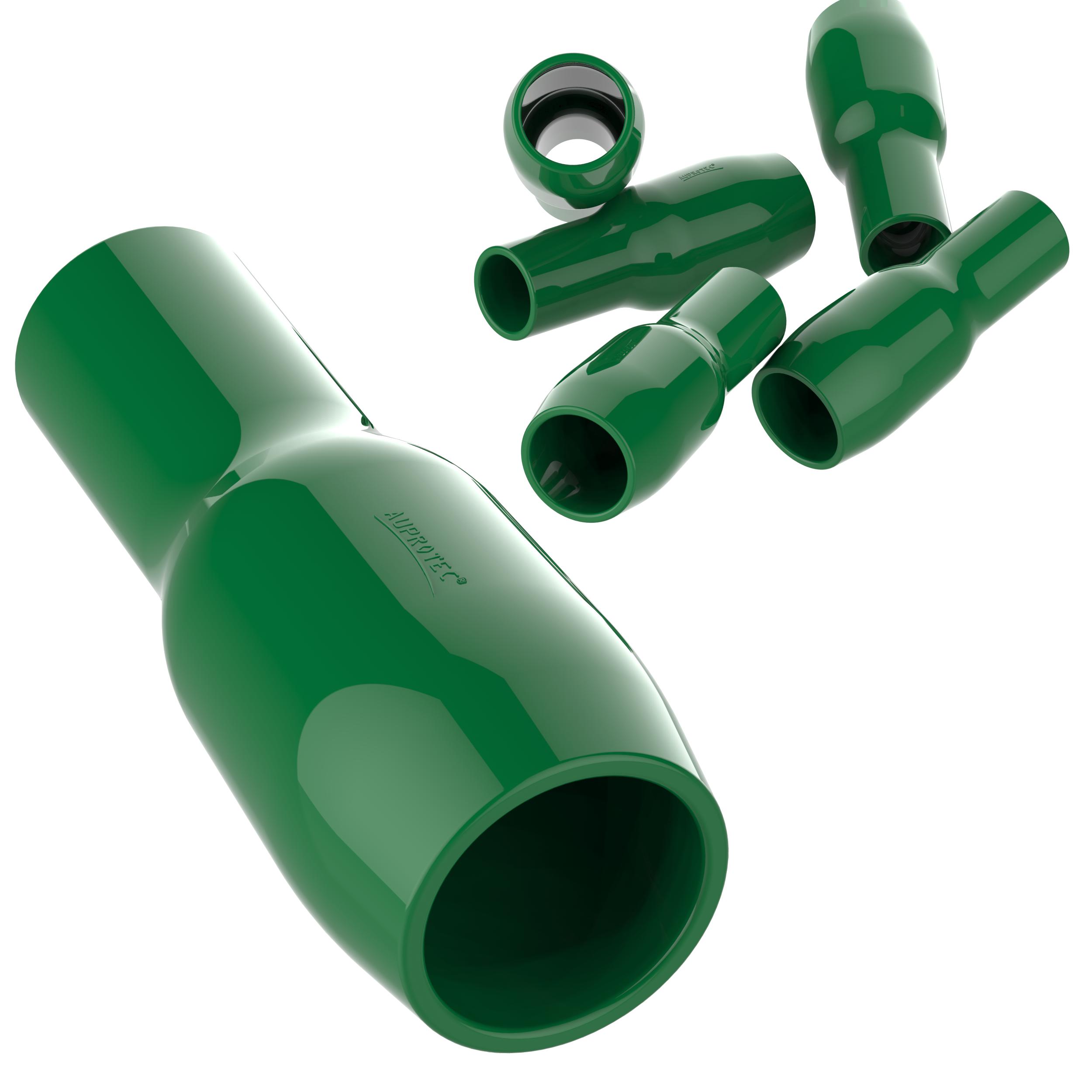 10 Isolationstüllen 95 mm² für unisolierte Kabelschuhe grün