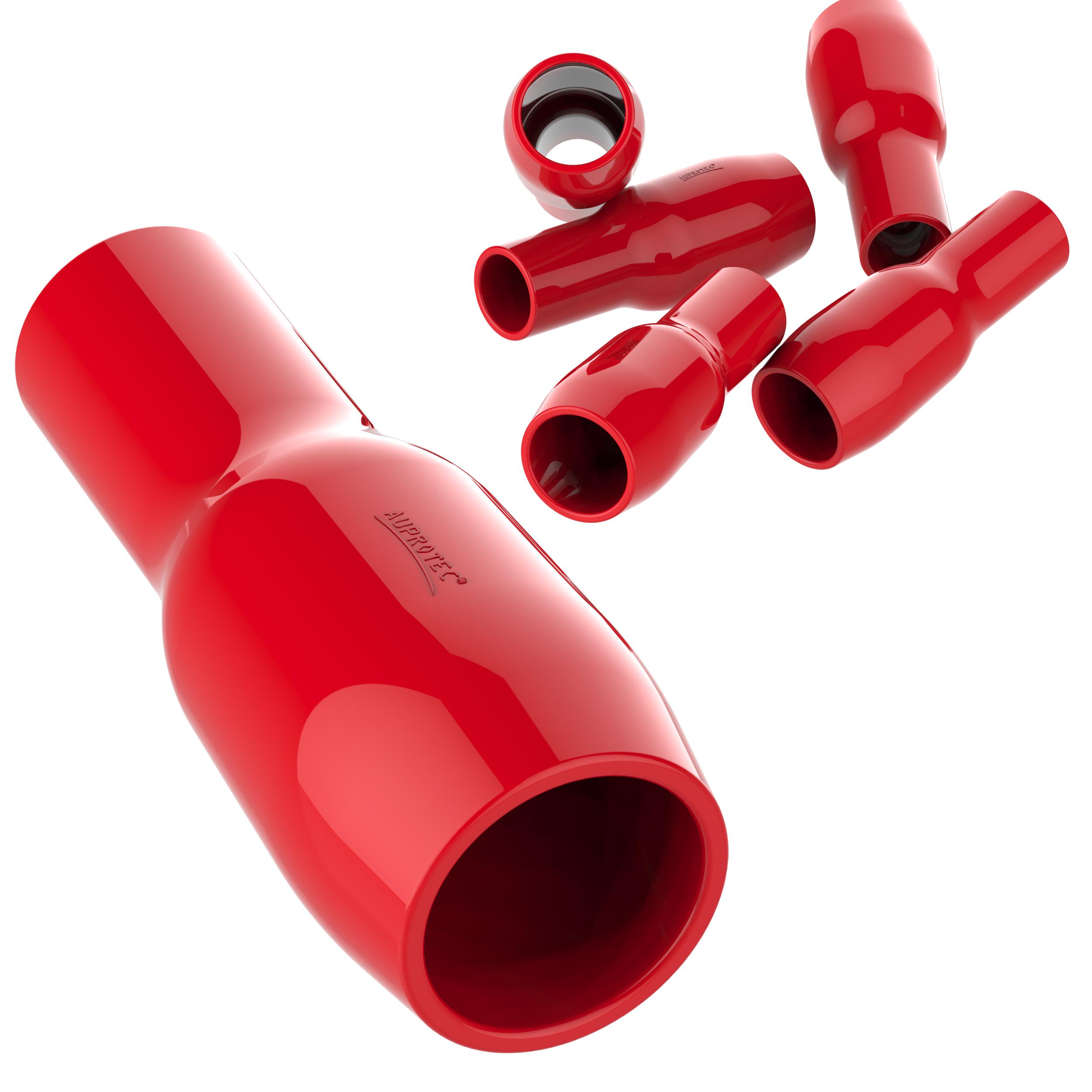 25 Isolationstüllen 16 mm² für unisolierte Kabelschuhe rot