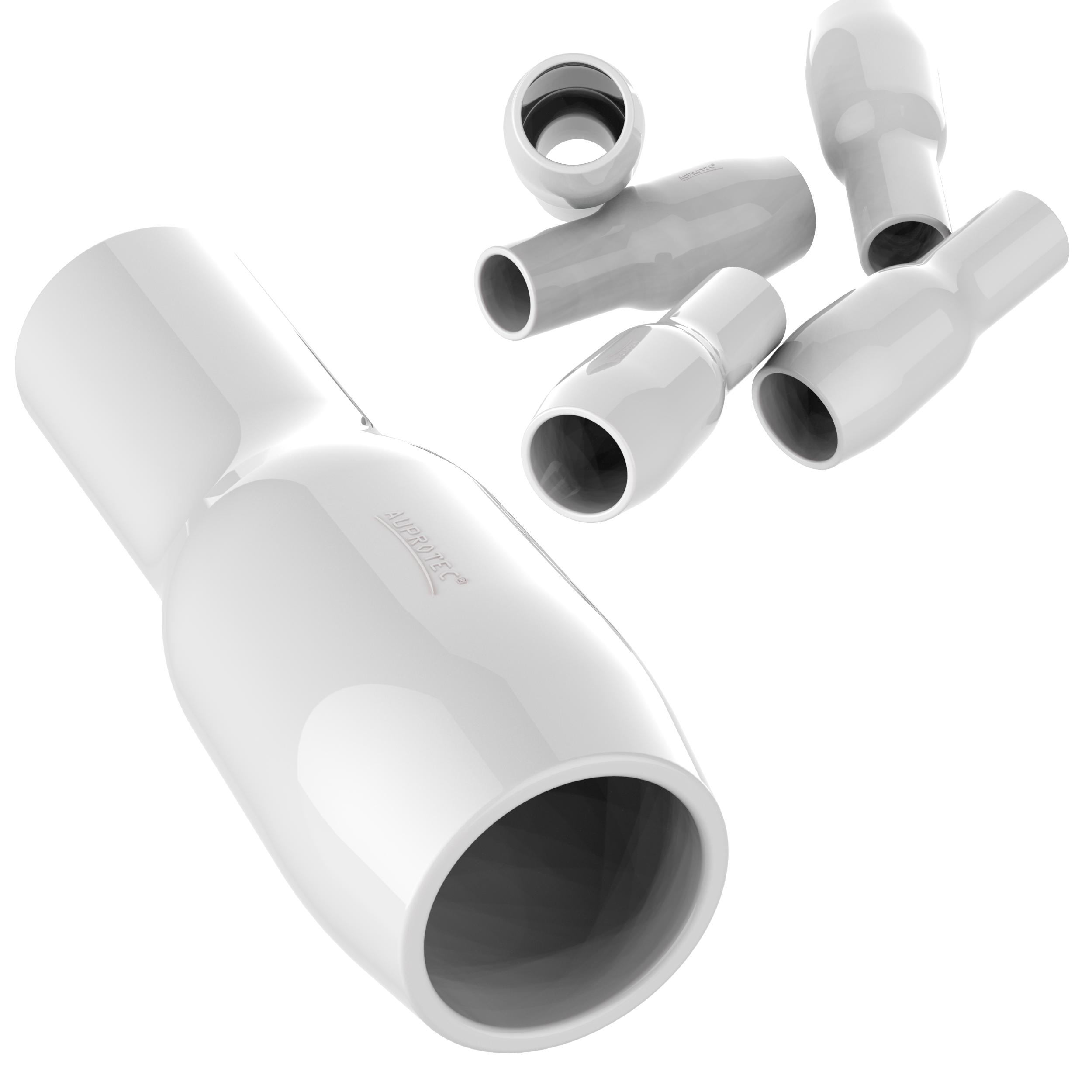 10 Isolationstüllen 50 mm² für unisolierte Kabelschuhe weiß