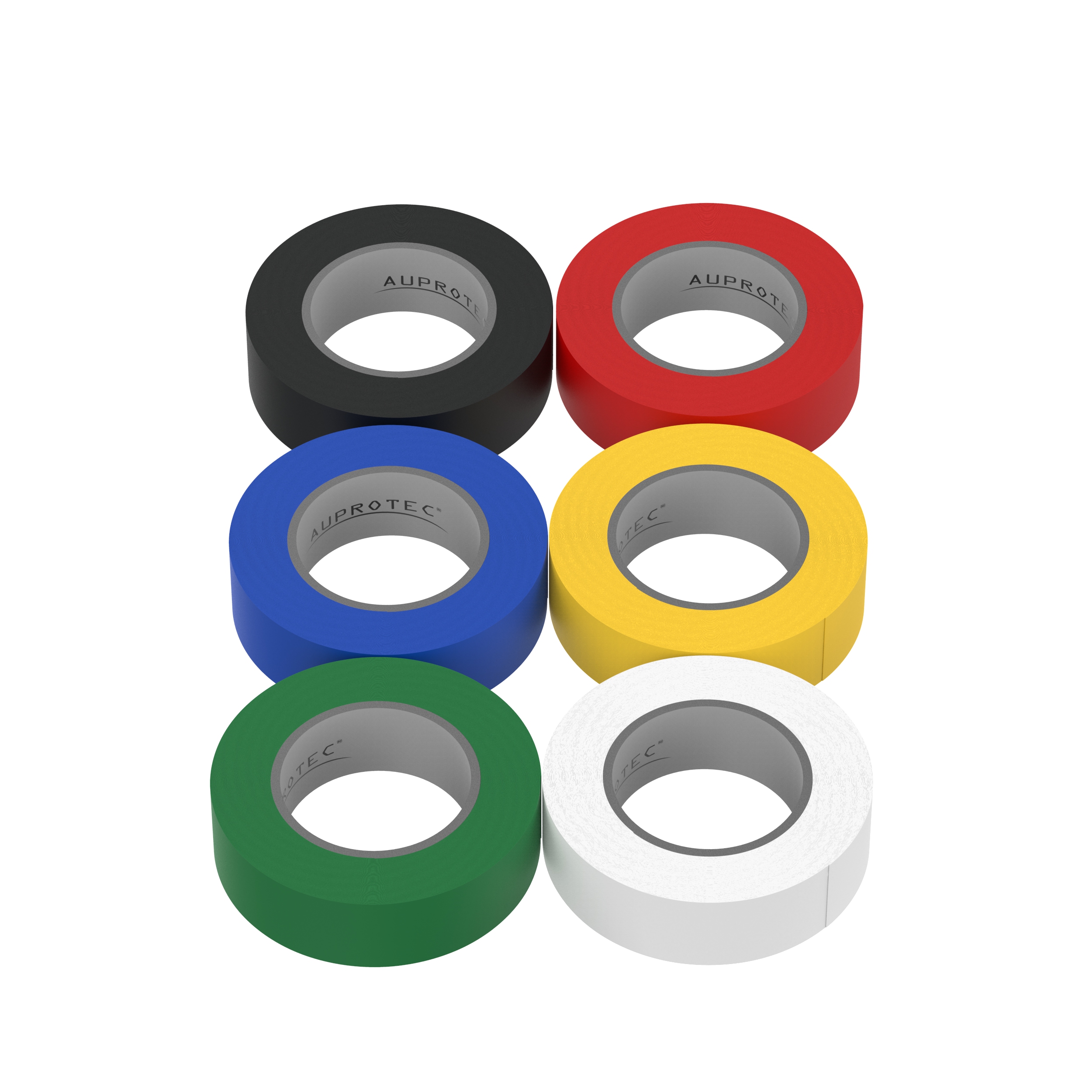 Isolierband Set 6 Farben 15 mm x 10m VDE Isoband PVC Elektriker Klebeband