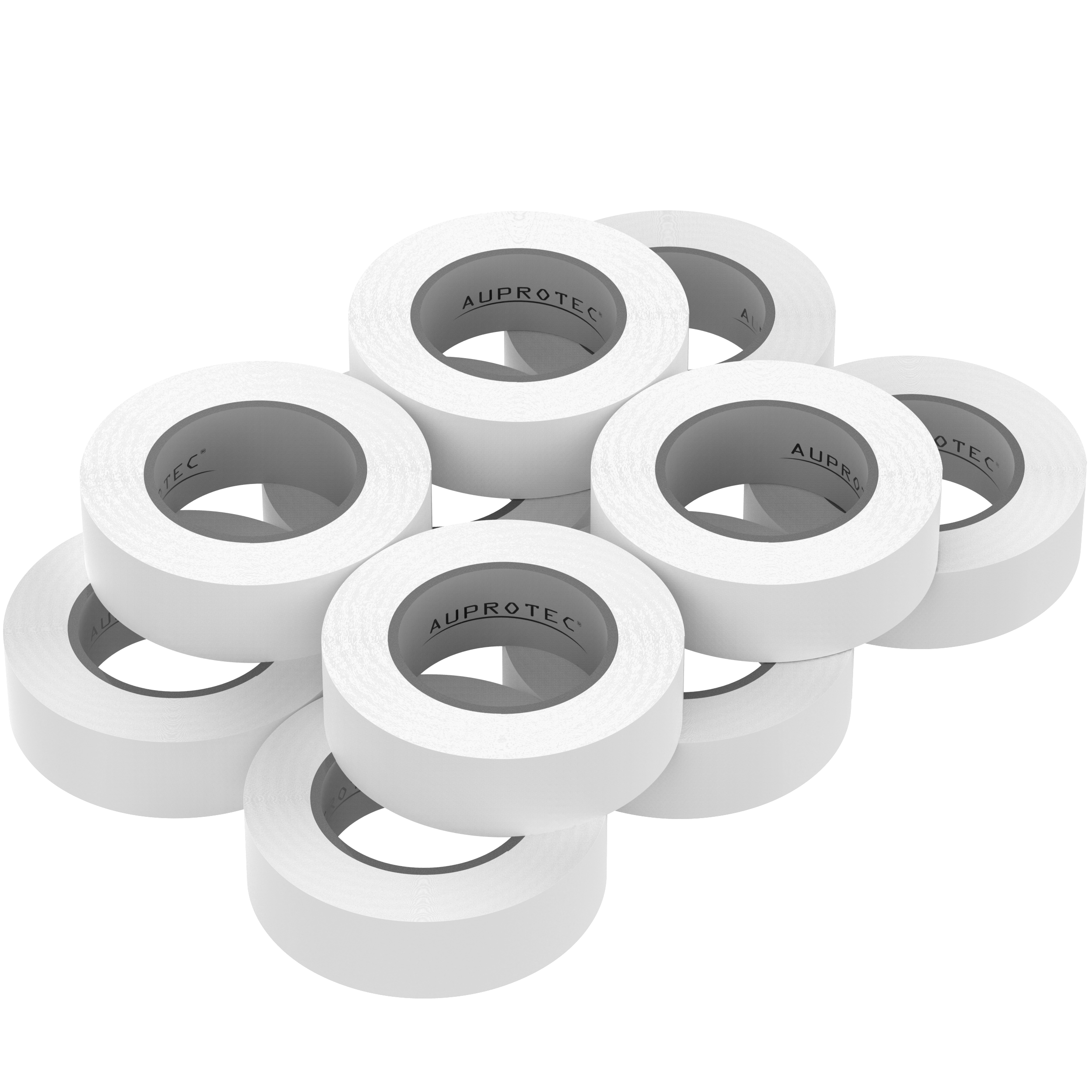 10x Isolierband 15 mm x 10m weiß VDE Isoband PVC Elektriker Klebeband