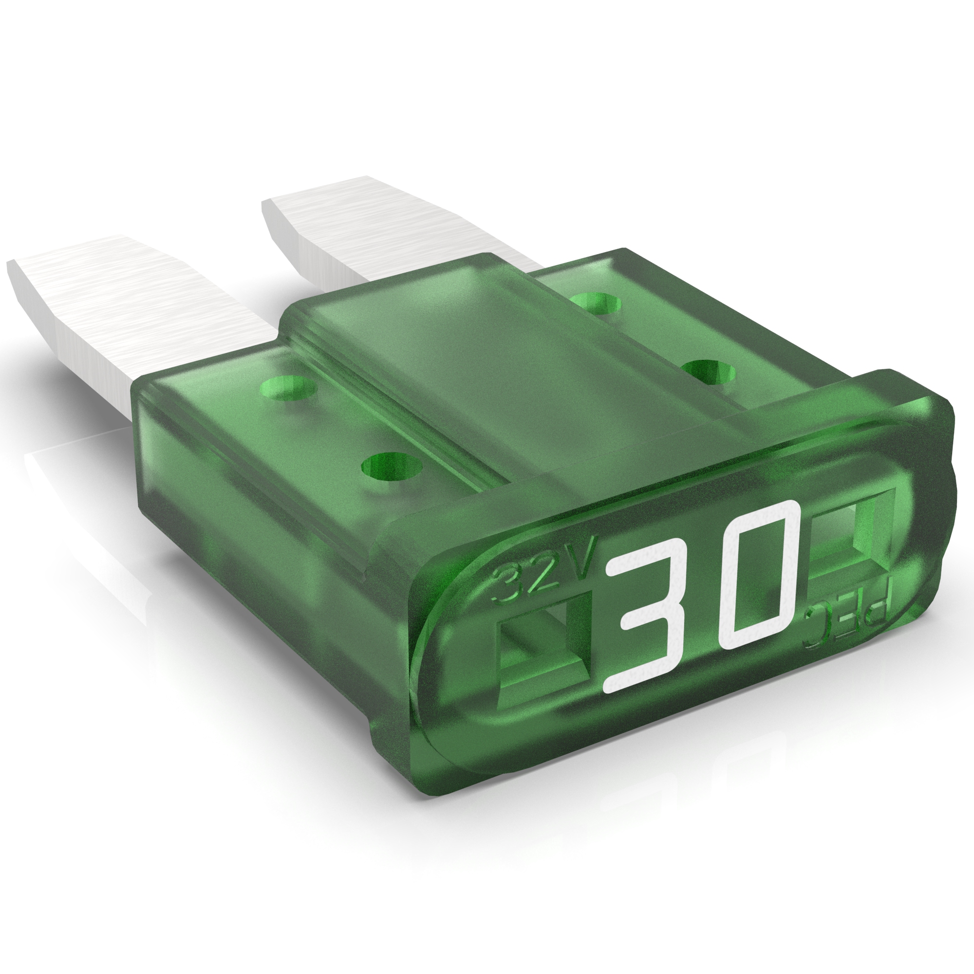 50 Kfz Sicherungen Micro 2 30A MikrOTO II grün Flachstecksicherungen