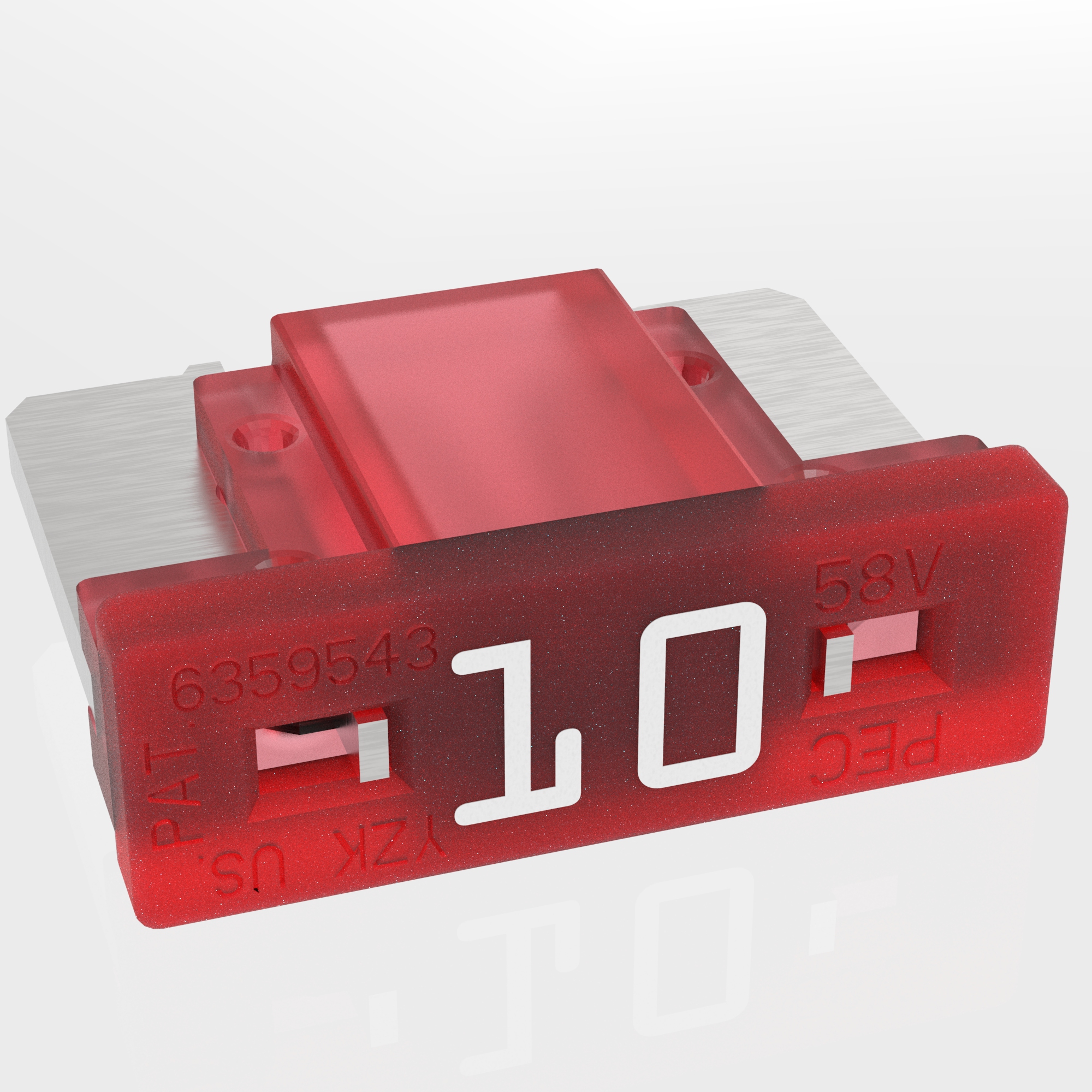 Kfz Sicherungen 10A Mini LP rot Flachstecksicherungen