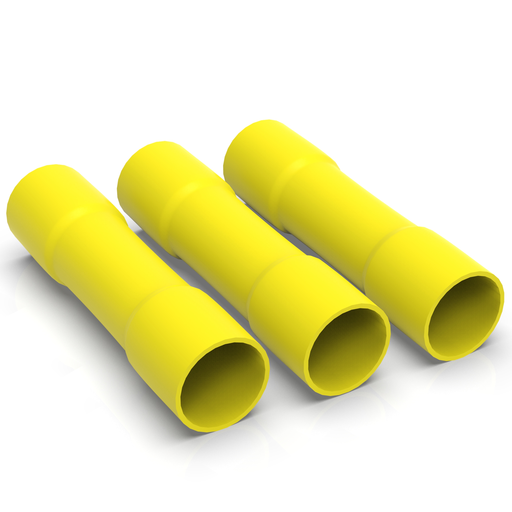 30 Stoßverbinder Ø 4 - 6 mm² isoliert gelb