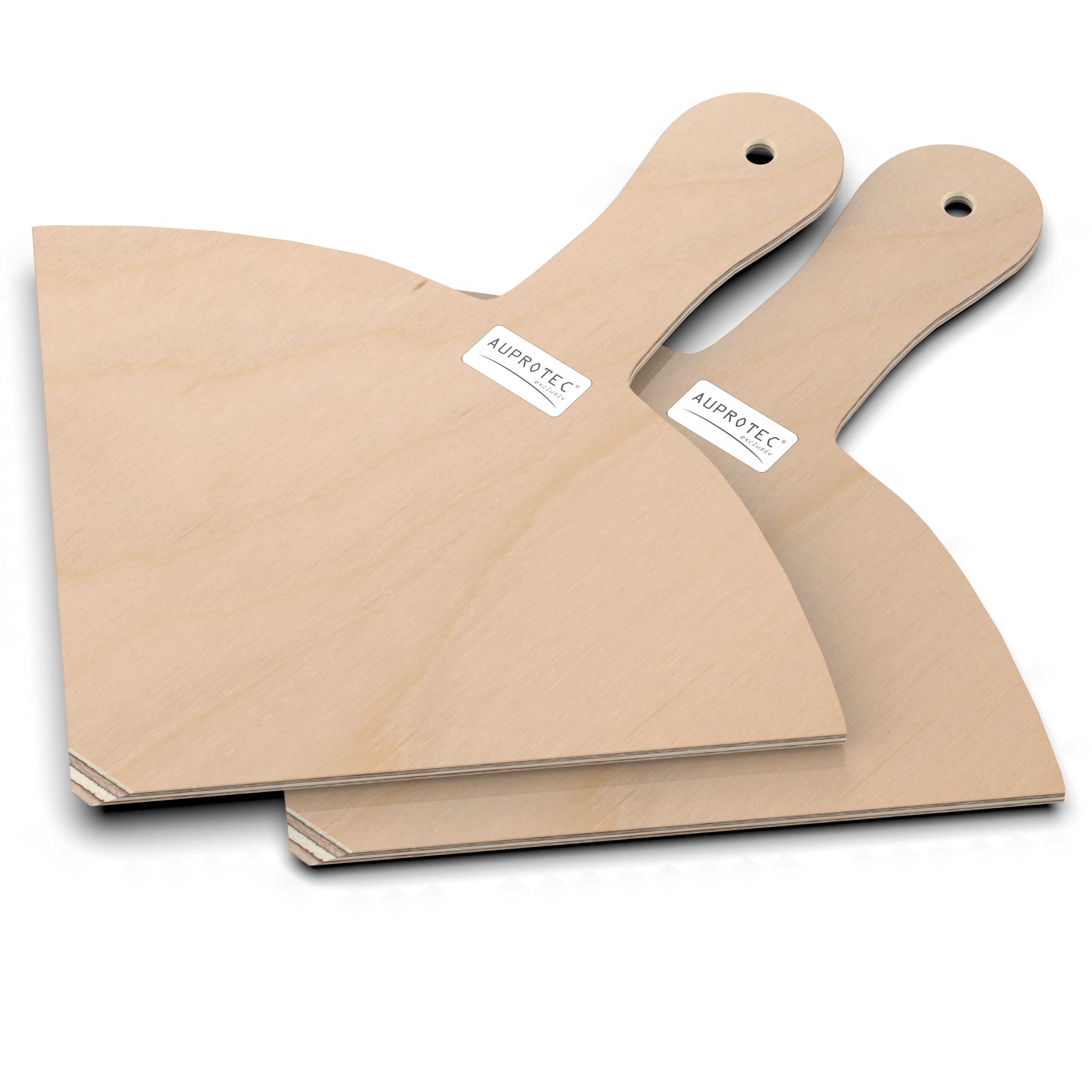 2 Pizzaschaufeln S (14 cm) Holz Pizzaschieber Pizzabretter Birke geschliffen Modell Angie
