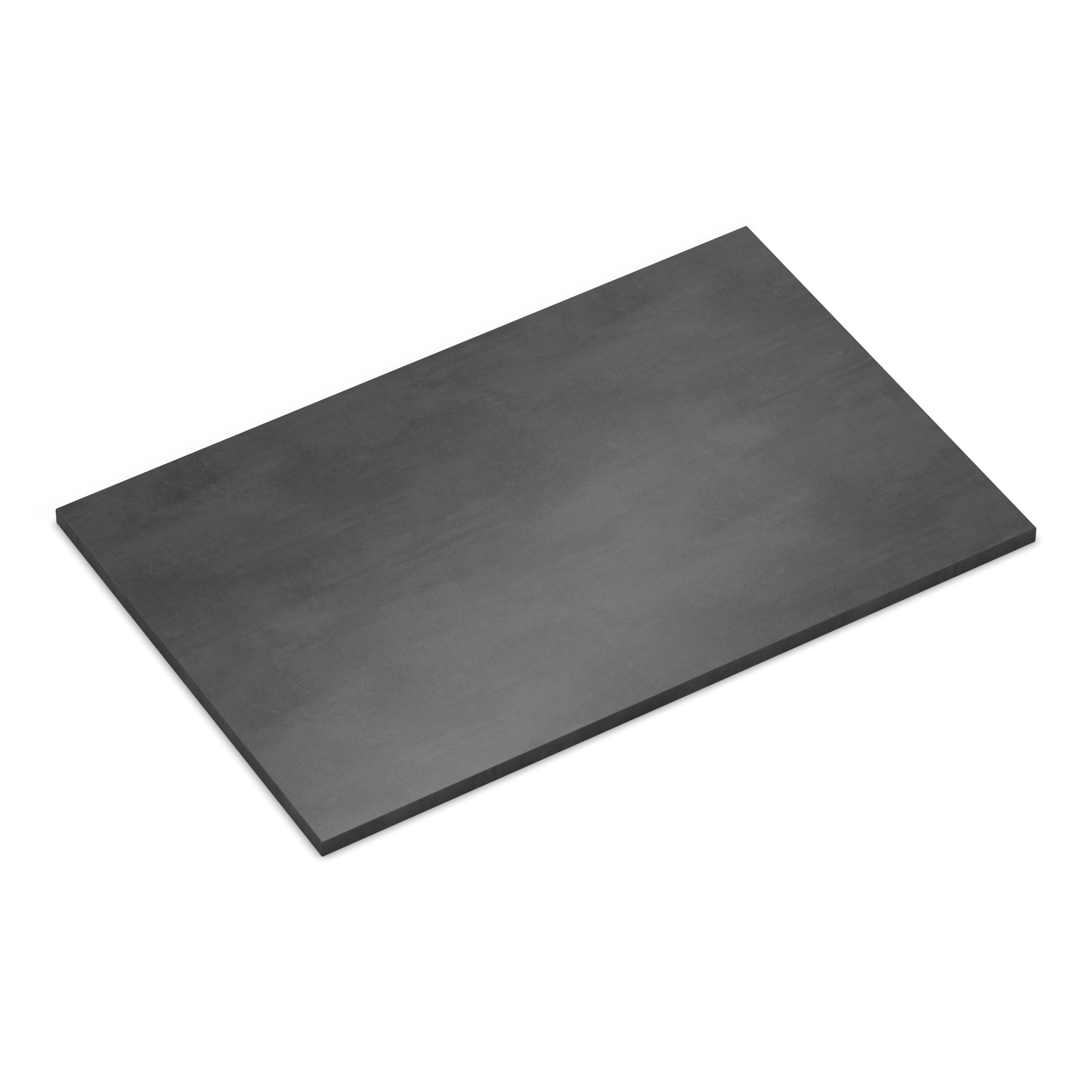 Tischplatte 160x90 cm 19 mm Beton Infinity Melaminharz kratzfest - 2 mm ABS-Kante - PU-Verleimung - pflegeleicht