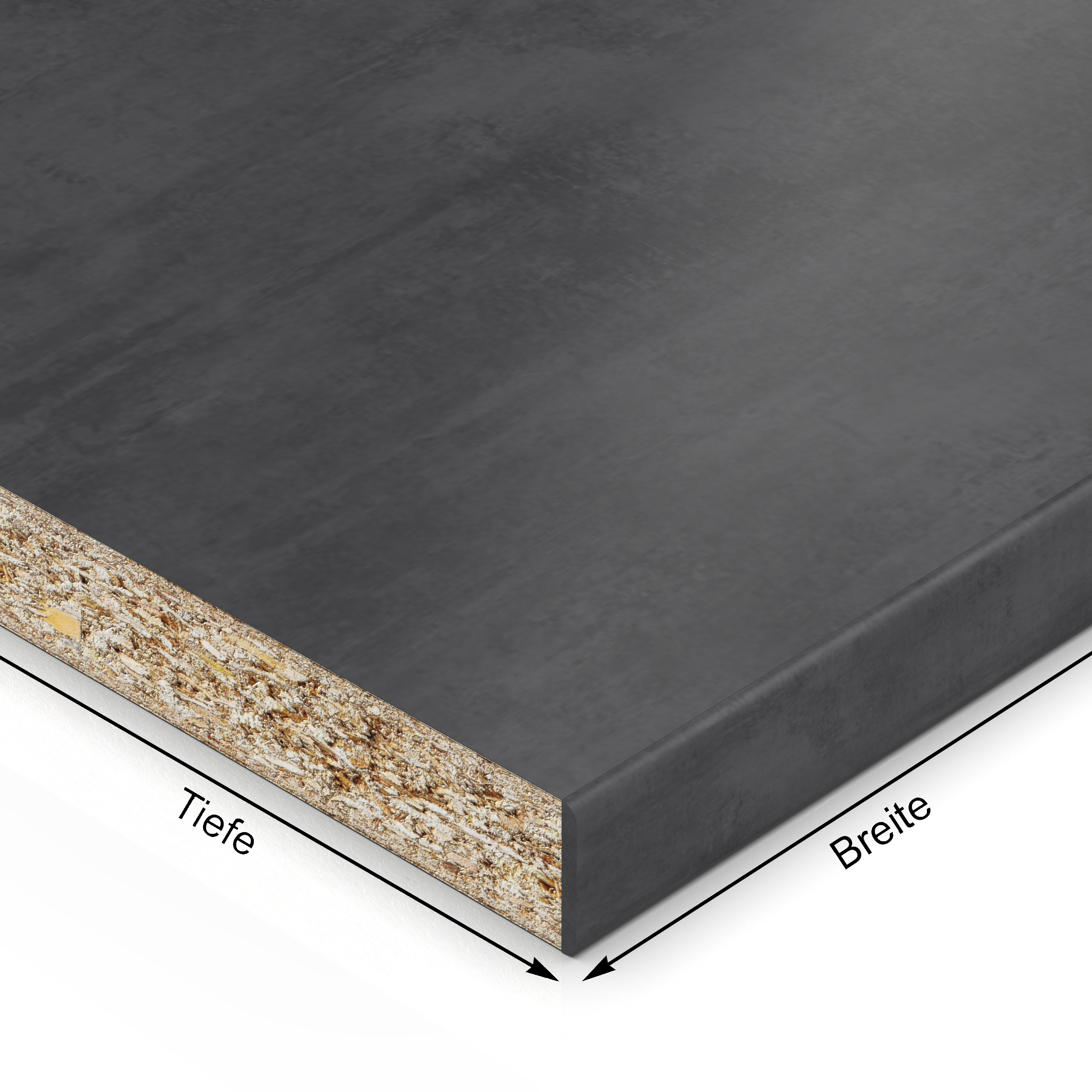 Einlegeboden Dekor Beton Art Infinity 42238DP bis 1000 x 800 mm Regalboden 19 mm melaminharzbeschichtet mit ABS Kante