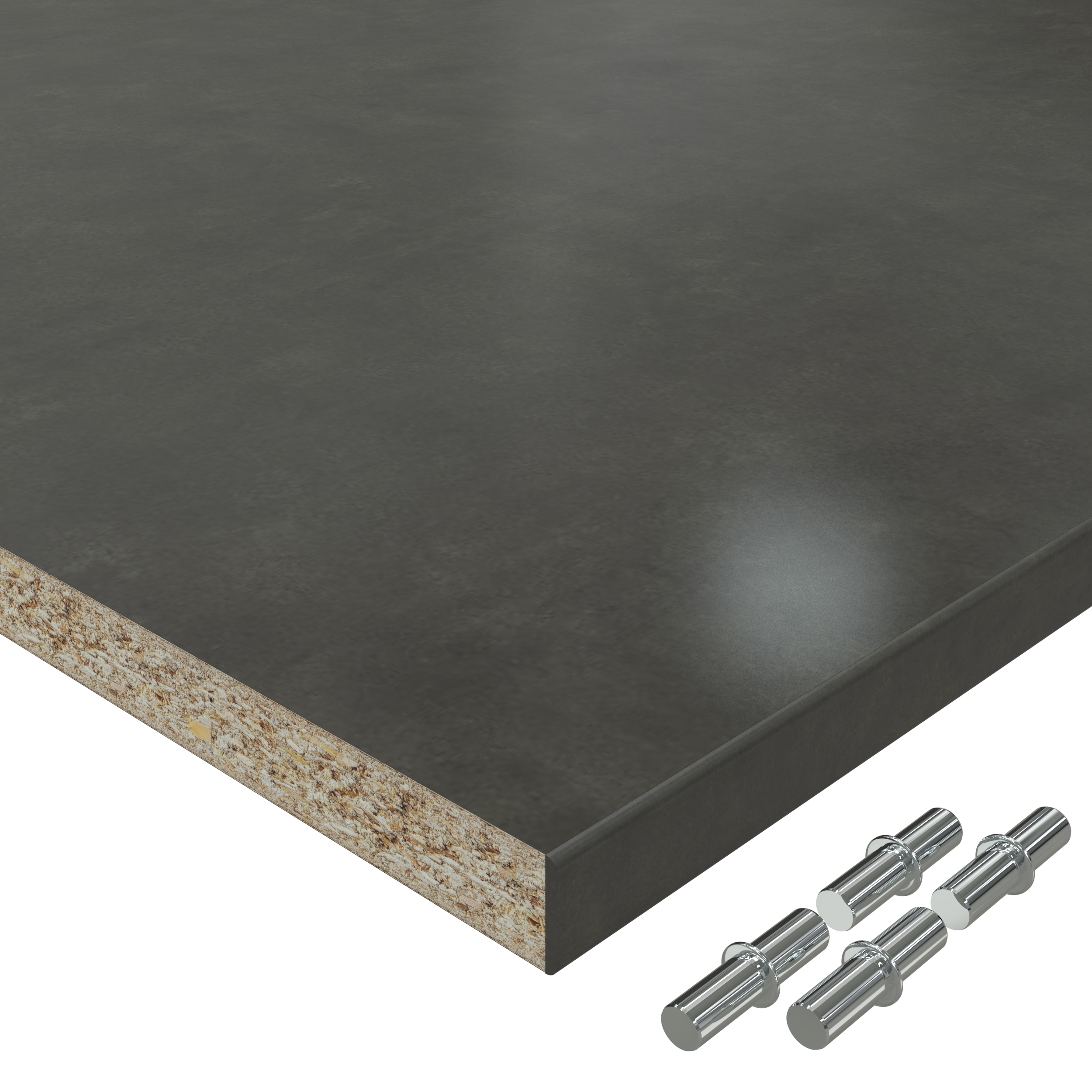Einlegeboden Dekor Beton Terragrau
