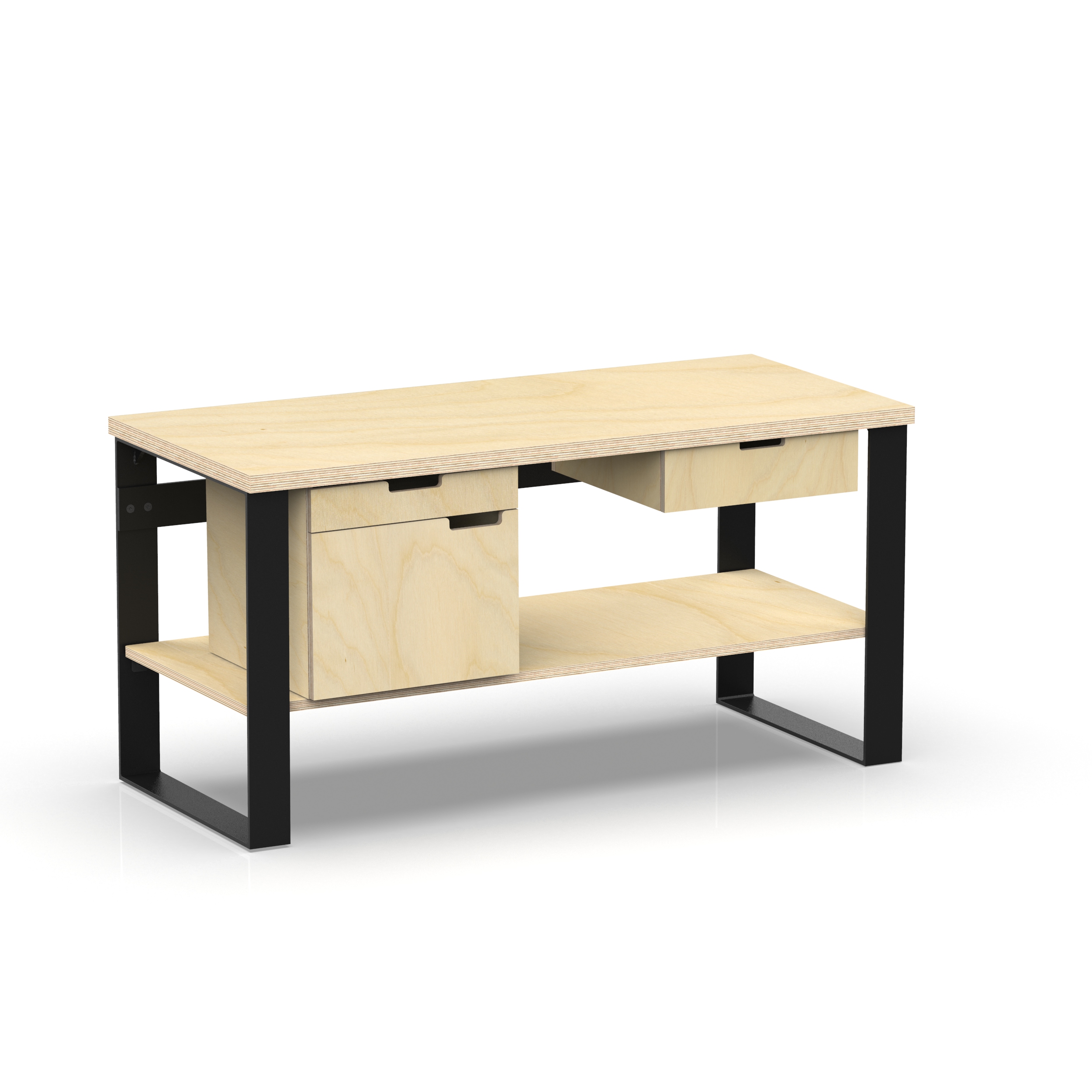 Profi Design Werkbank 1400 x 750 x 850 mm mit 40 mm Arbeitsplatte und Boden