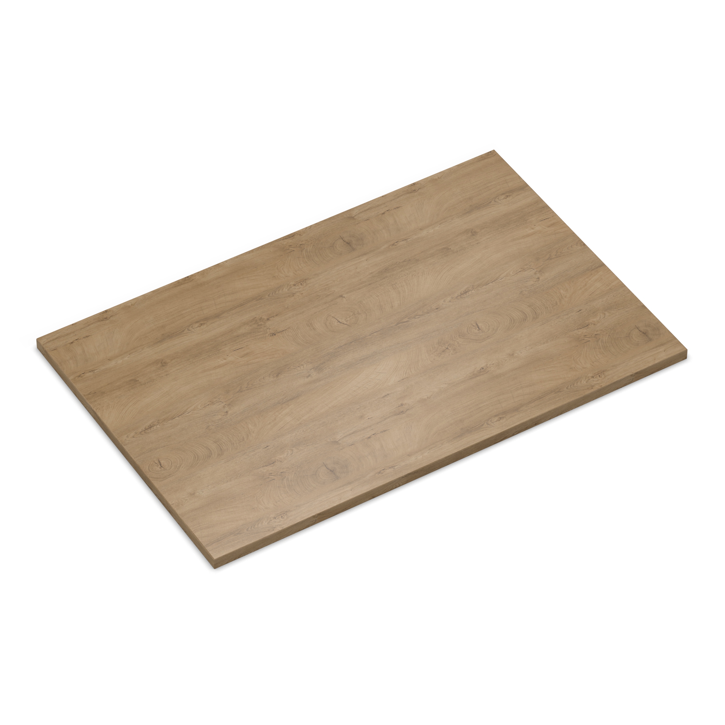 Tischplatte 180x90 cm 19 mm Eiche Endgrain Classic Melaminharz kratzfest - 1 mm ABS-Kante - PU-Verleimung - pflegeleicht