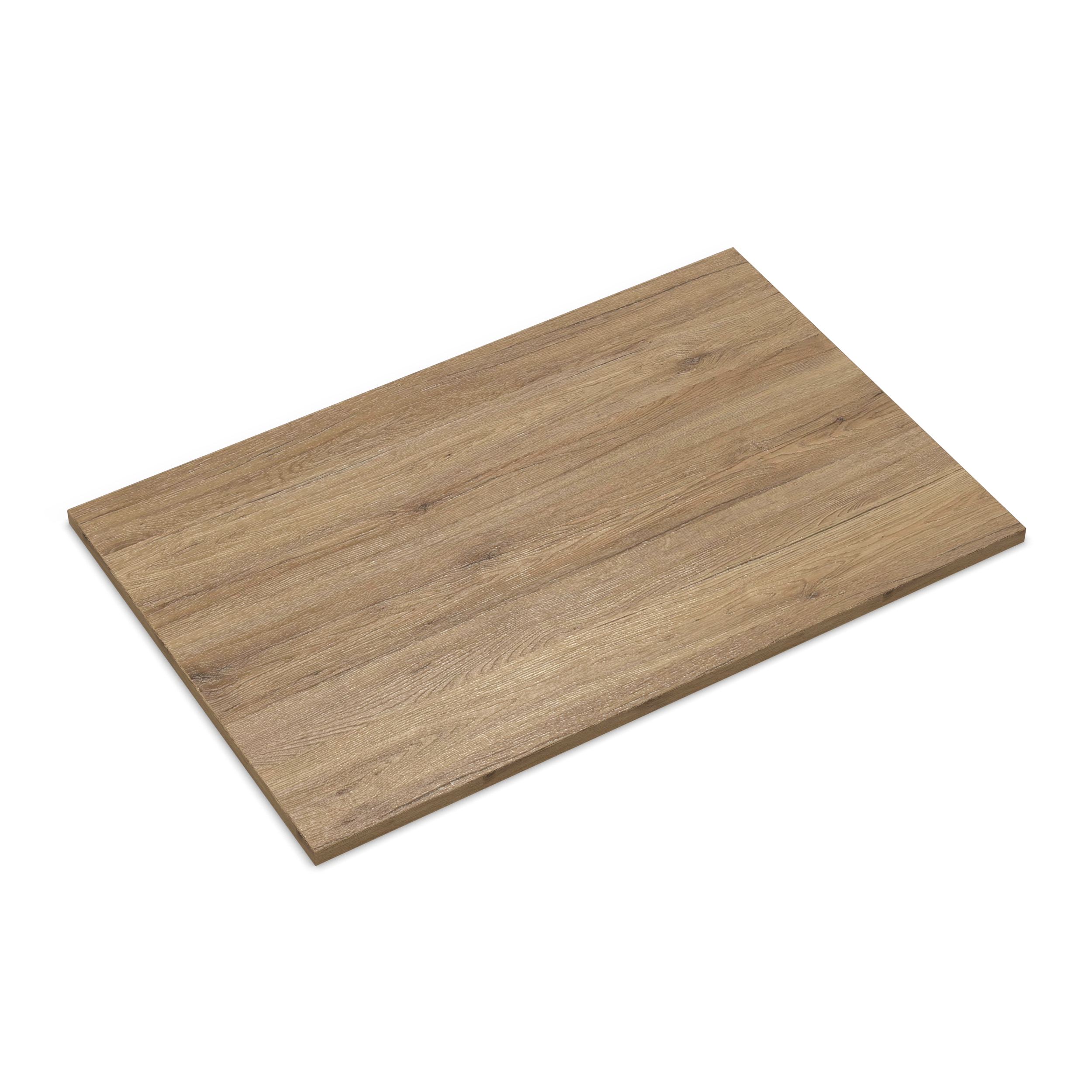 Tischplatte 160x90 cm 28 mm Eiche Sanremo Classic Melaminharz kratzfest - 2 mm ABS-Kante - PU-Verleimung - pflegeleicht