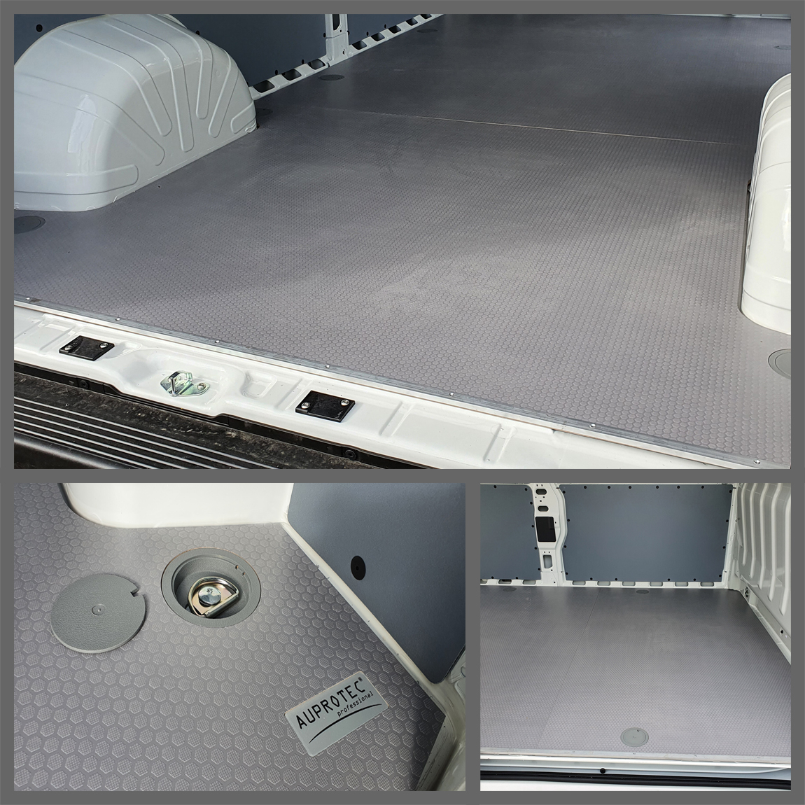 Fiat Ducato Bodenplatte Ladefäche Holzboden Birke Multiplex HEXA grau - L4