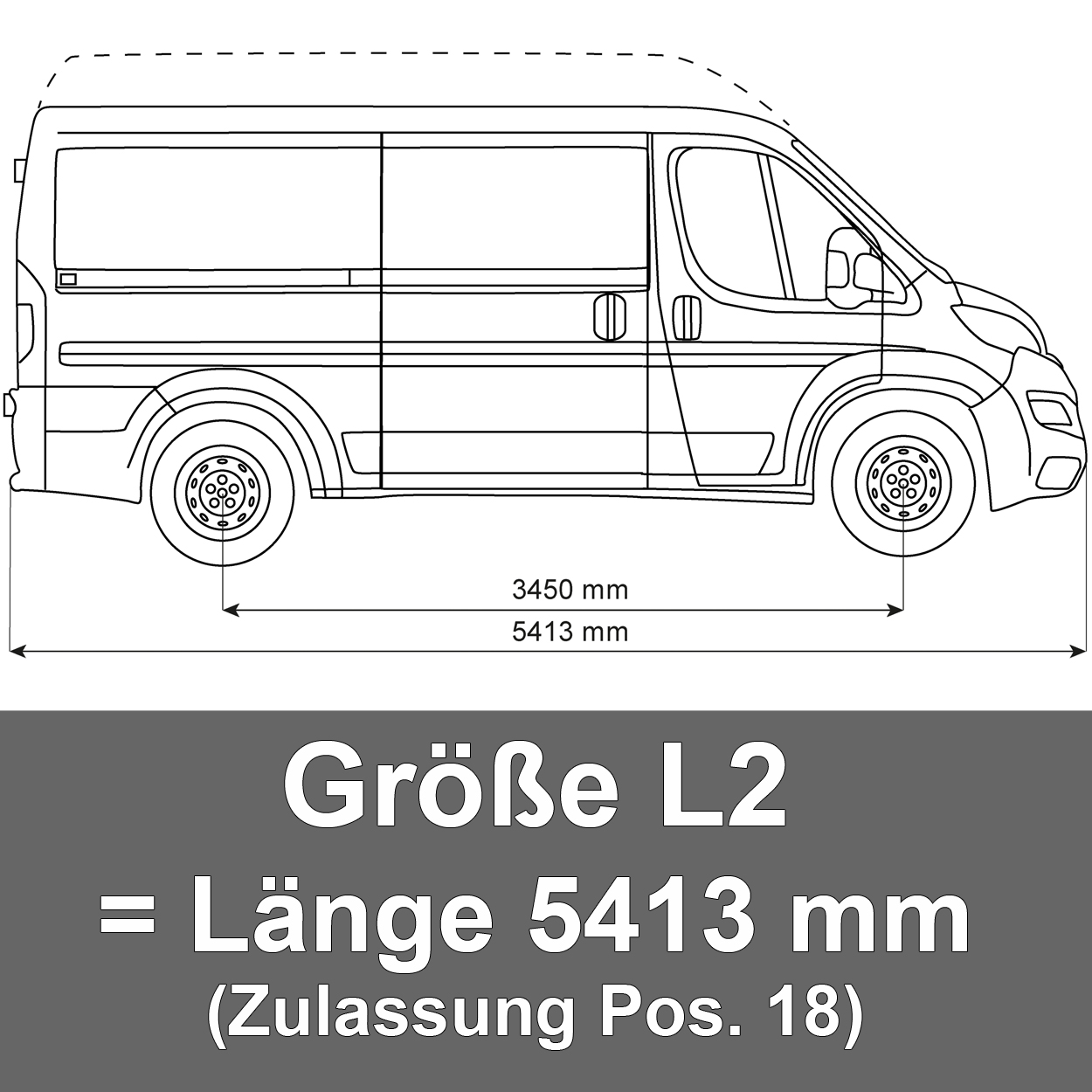 Citroen Jumper Holzboden Bodenplatte Ladeboden Birke Multiplex Siebdruck braun - L2