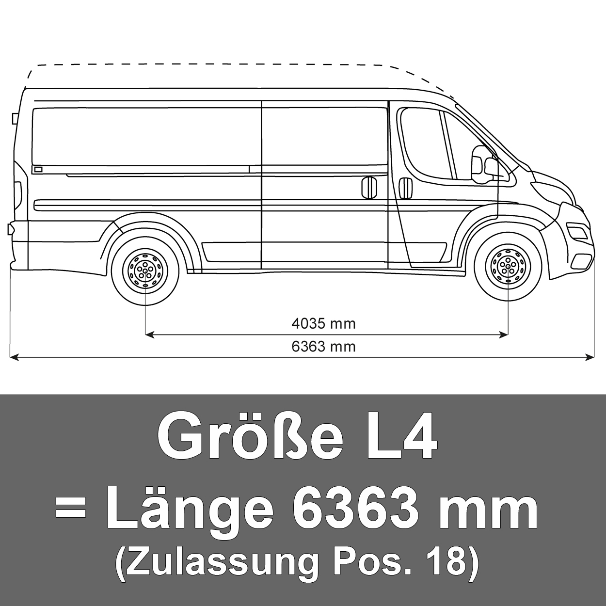 Citroen Jumper Holzboden Bodenplatte Ladeboden Birke Multiplex Siebdruck braun - L4