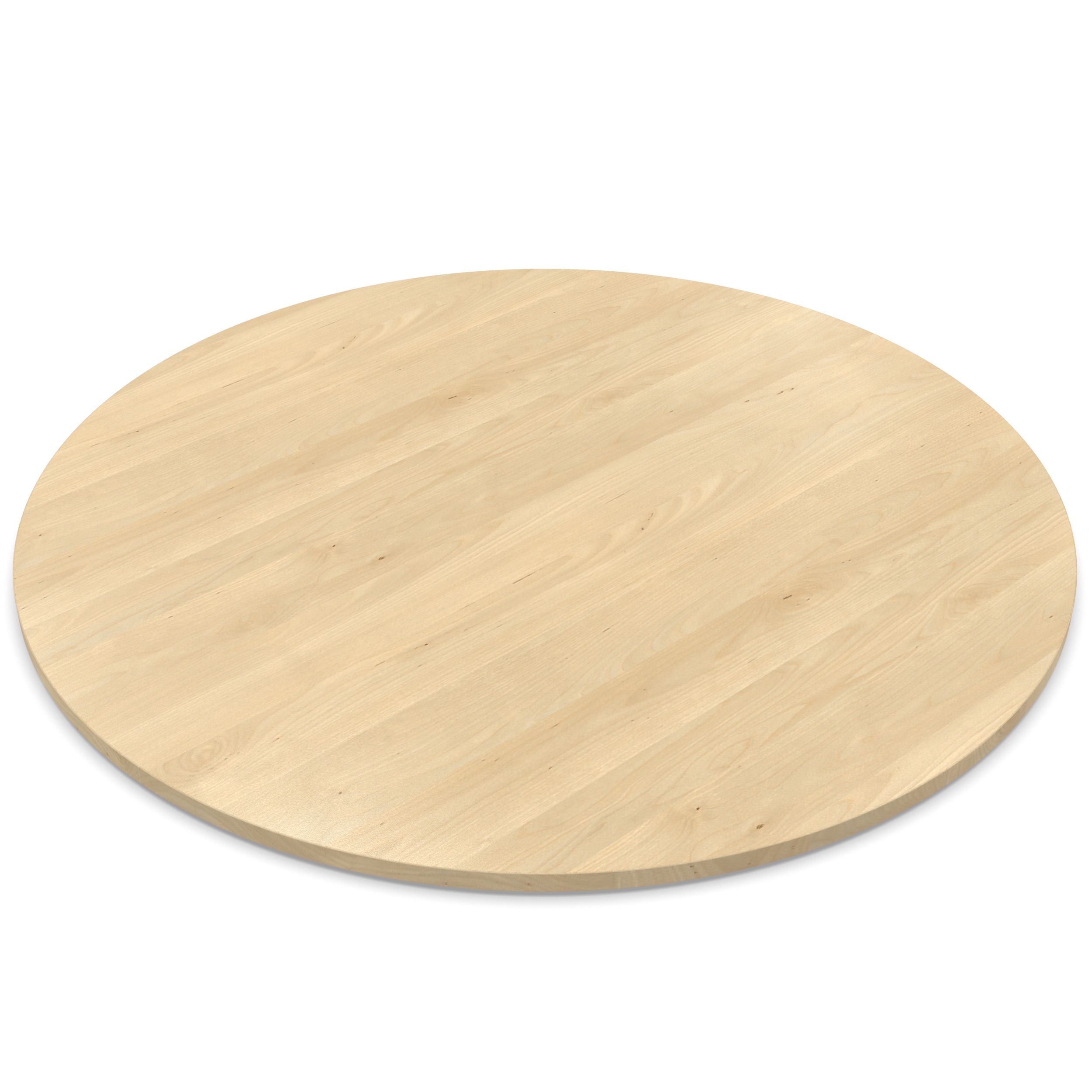 19mm Tischplatte rund Ø 900 mm Mandal Ahorn Natur Holzplatte melaminharzbeschichtet Spanplatte mit Umleimer ABS Kante Auswahl: 90 cm