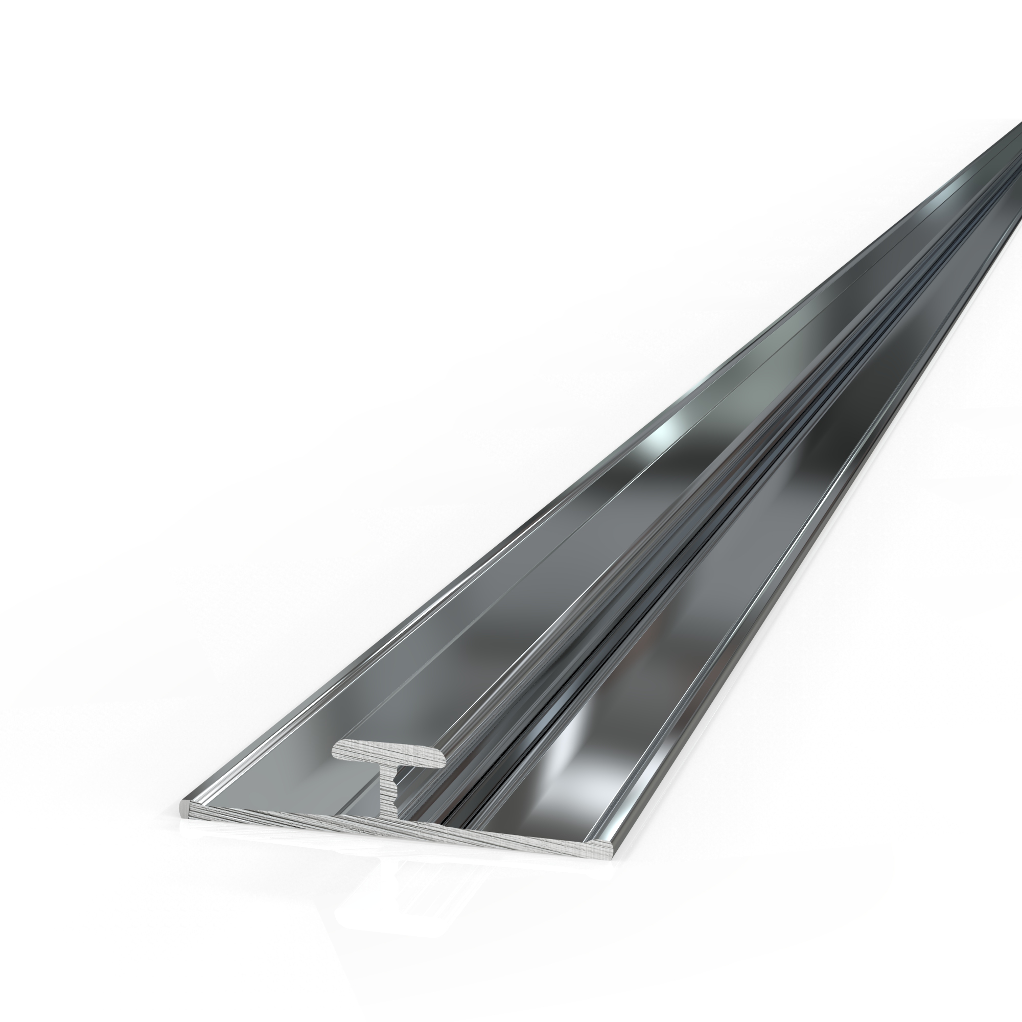 Aluminium Profil für 3mm Aluverbundplatten Verbindungsprofil Hochglanz 100 cm